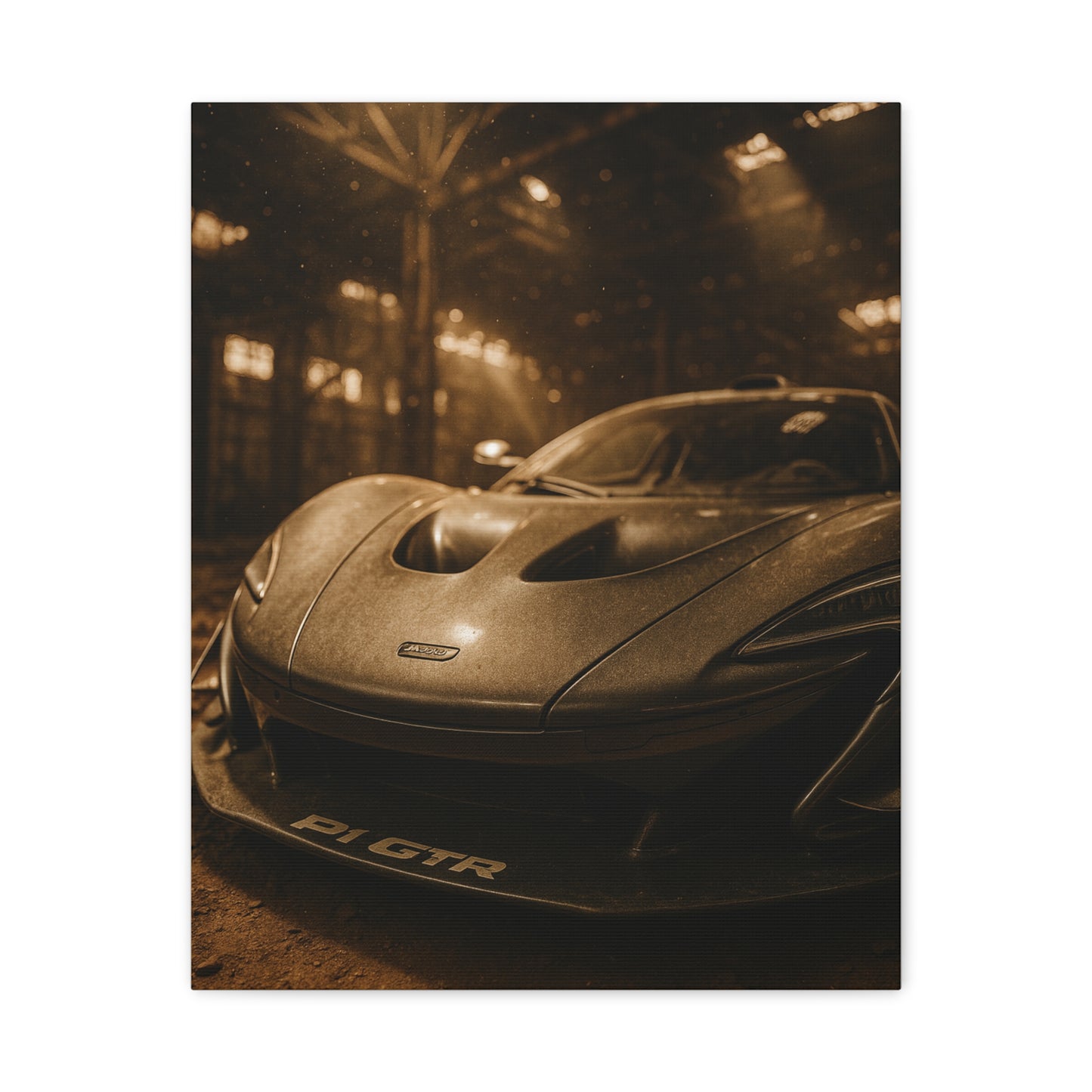 Canvas Print - McLaren 720s Stored Away in a Barn