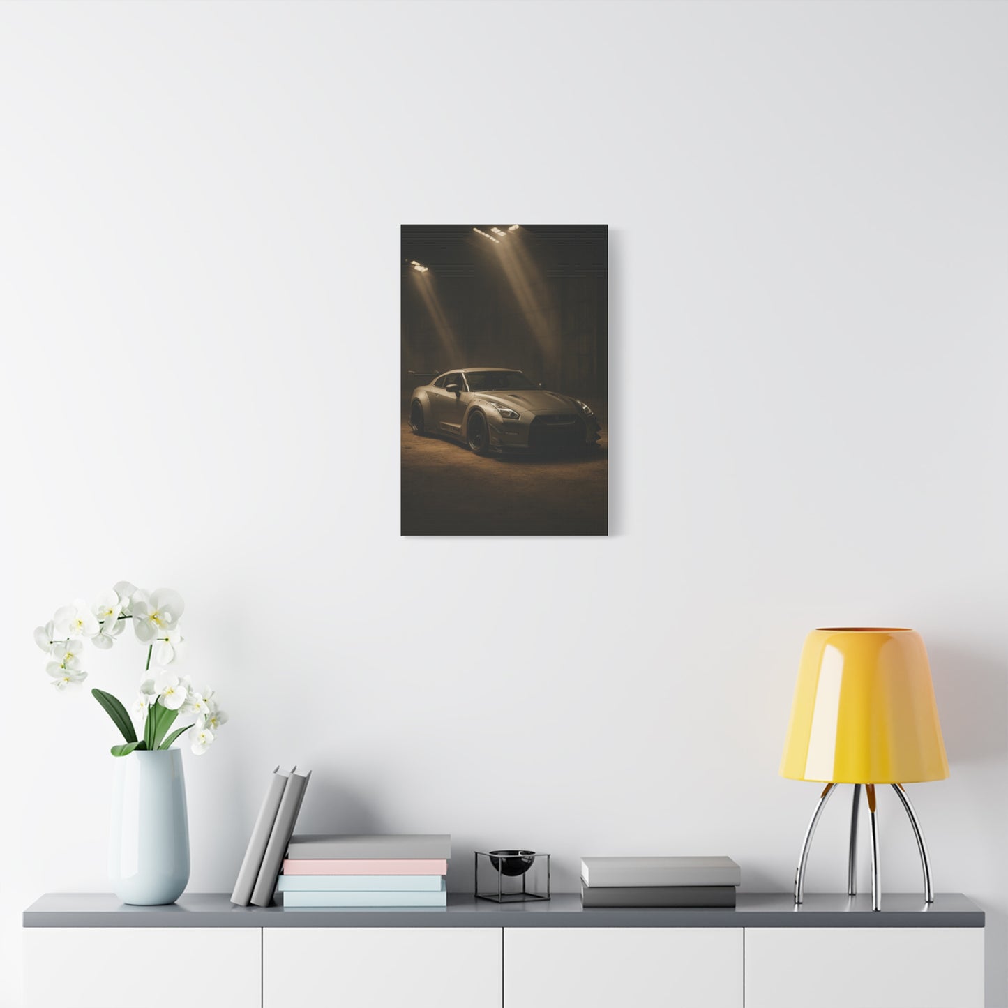 Canvas Print - Nissan GT-R R35 NISMO in a Dusty Barn