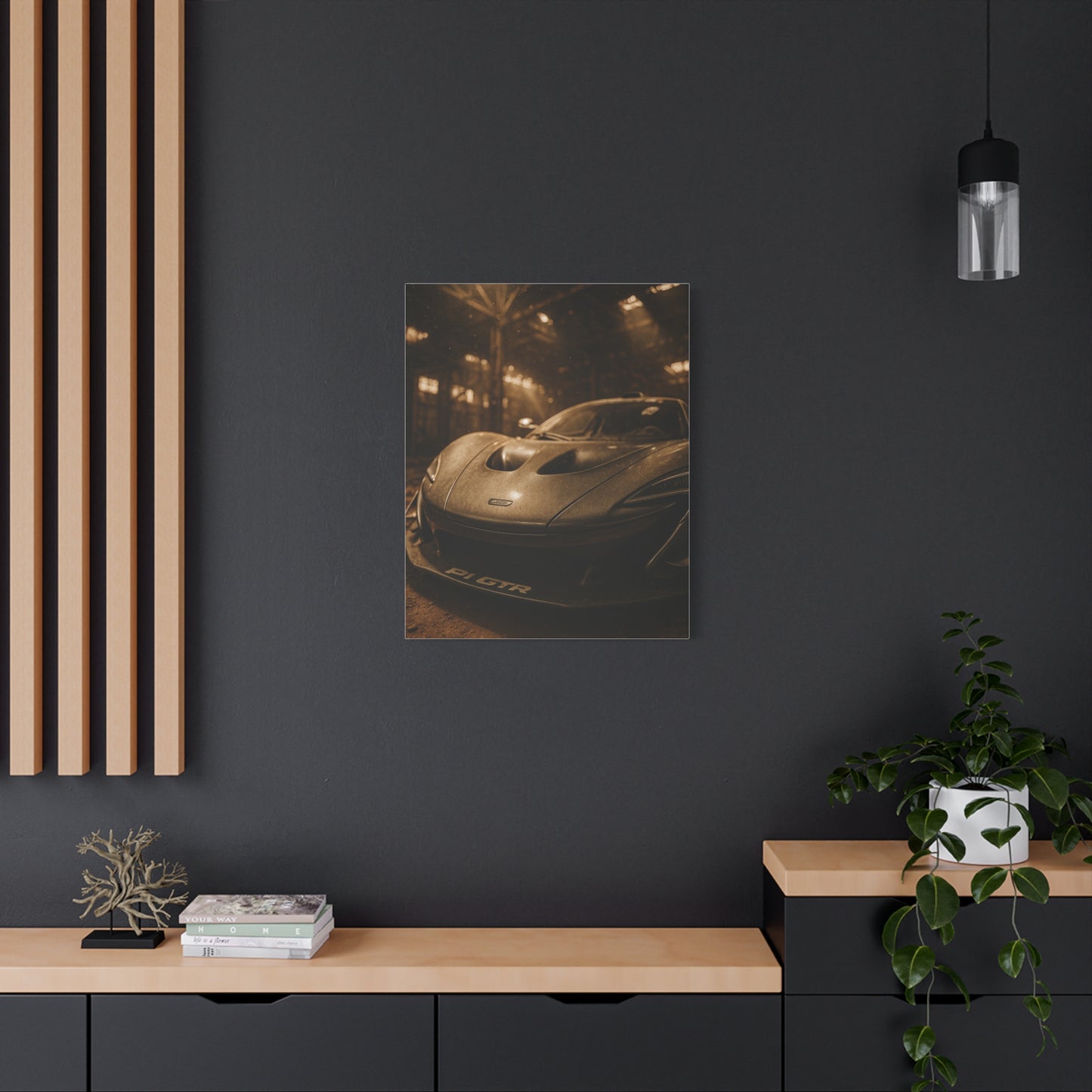 Canvas Print - McLaren 720s Stored Away in a Barn