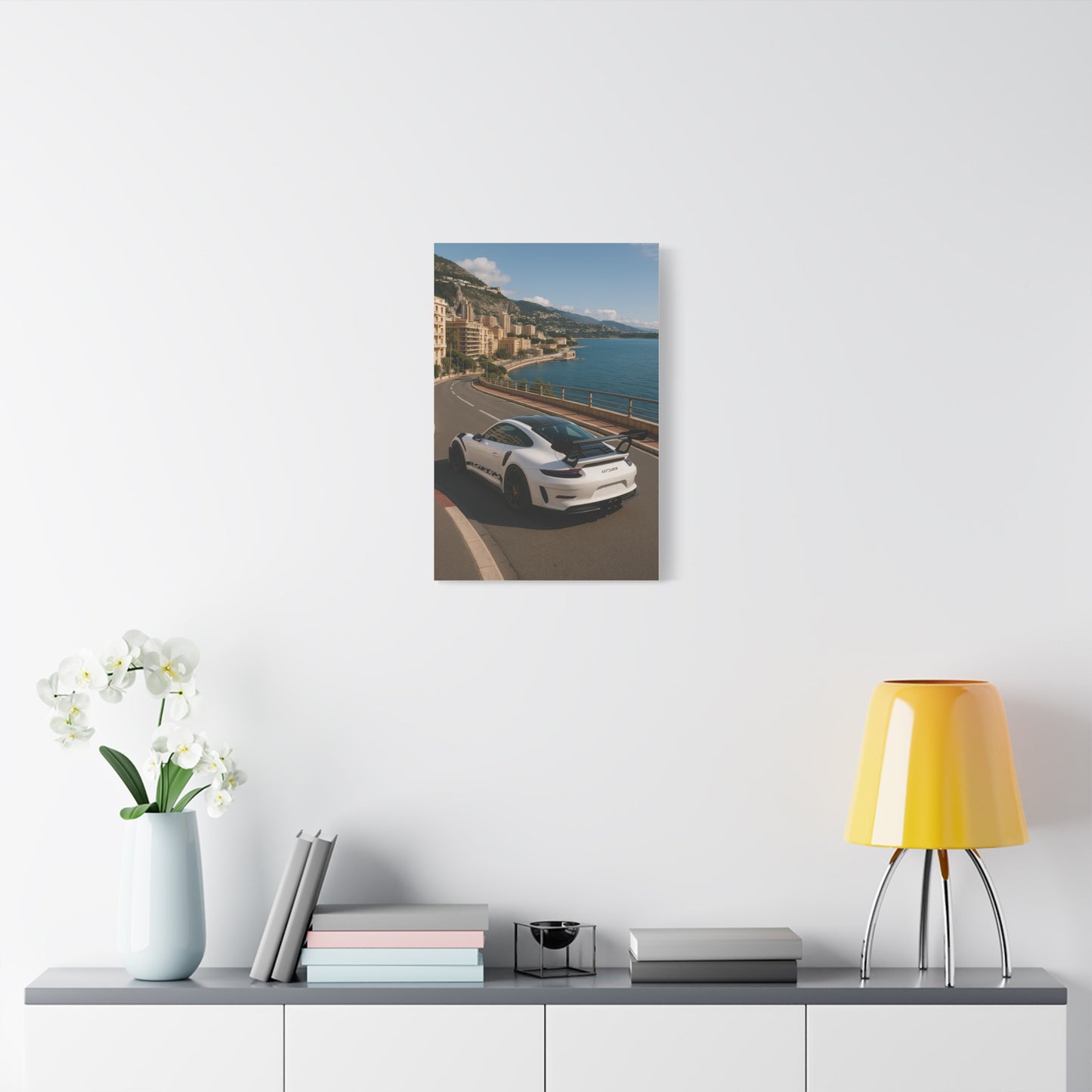 Canvas Print - Porsche GT3RS Monaco Waterfront