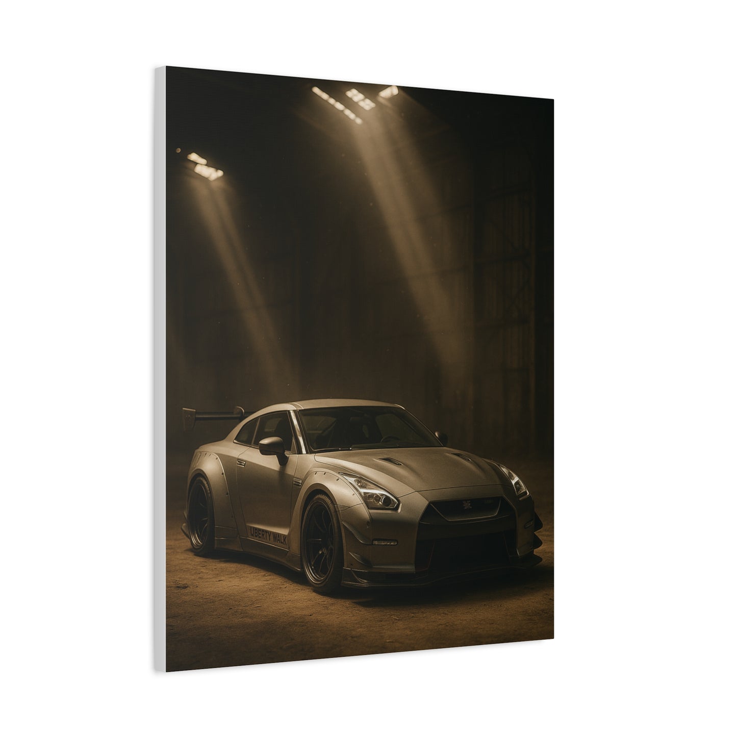 Canvas Print - Nissan GT-R R35 NISMO in a Dusty Barn
