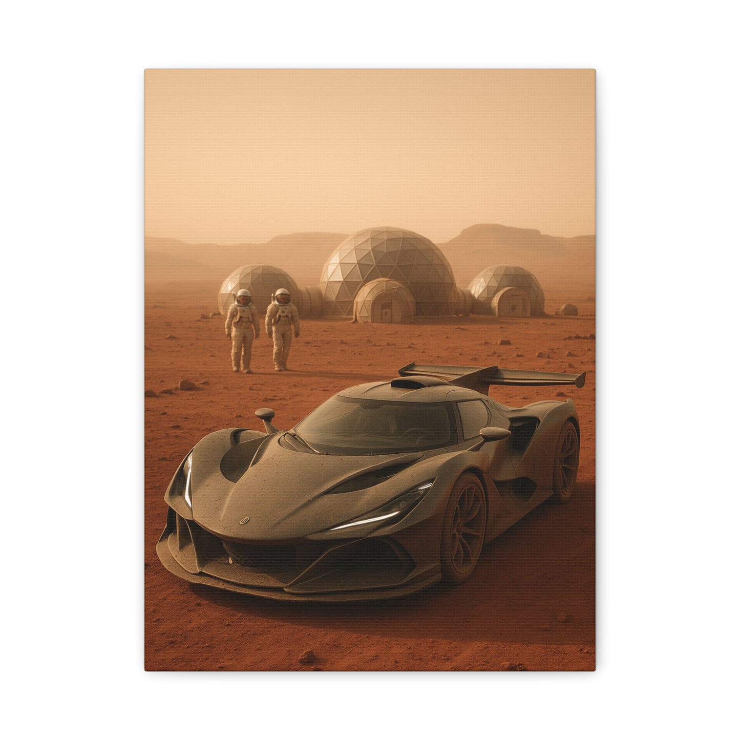 Canvas Wall Art - Apollo IE Mars Compound Scene