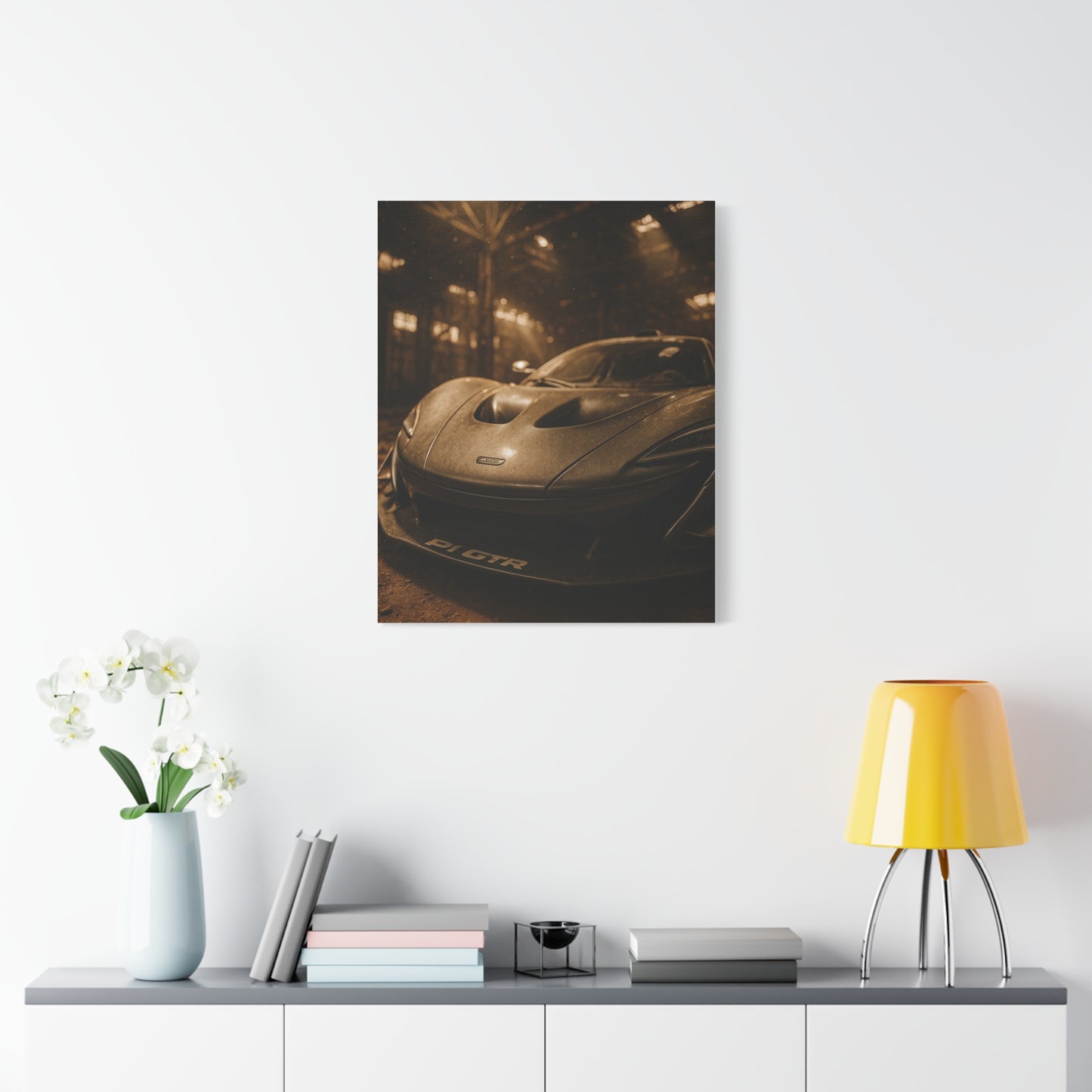 Canvas Print - McLaren 720s Stored Away in a Barn