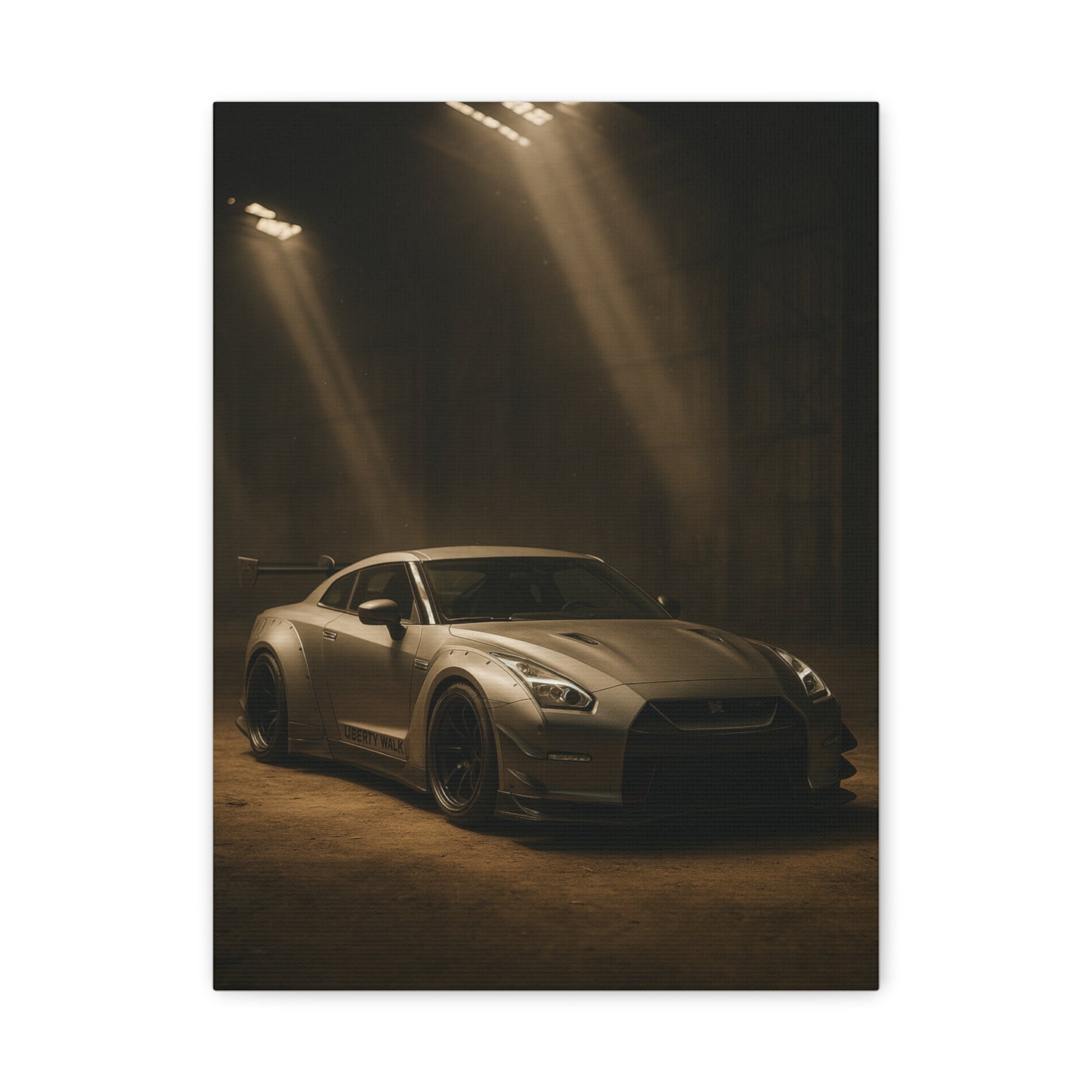 Canvas Print - Nissan GT-R R35 NISMO in a Dusty Barn