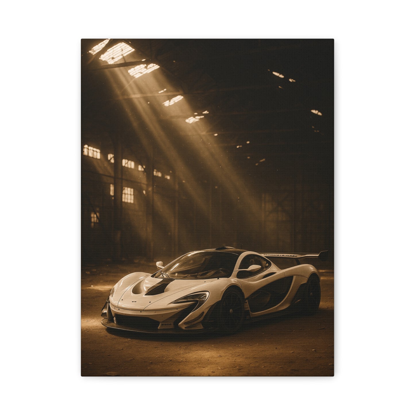 Canvas Print - McLaren 720s Stored Away in a Barn
