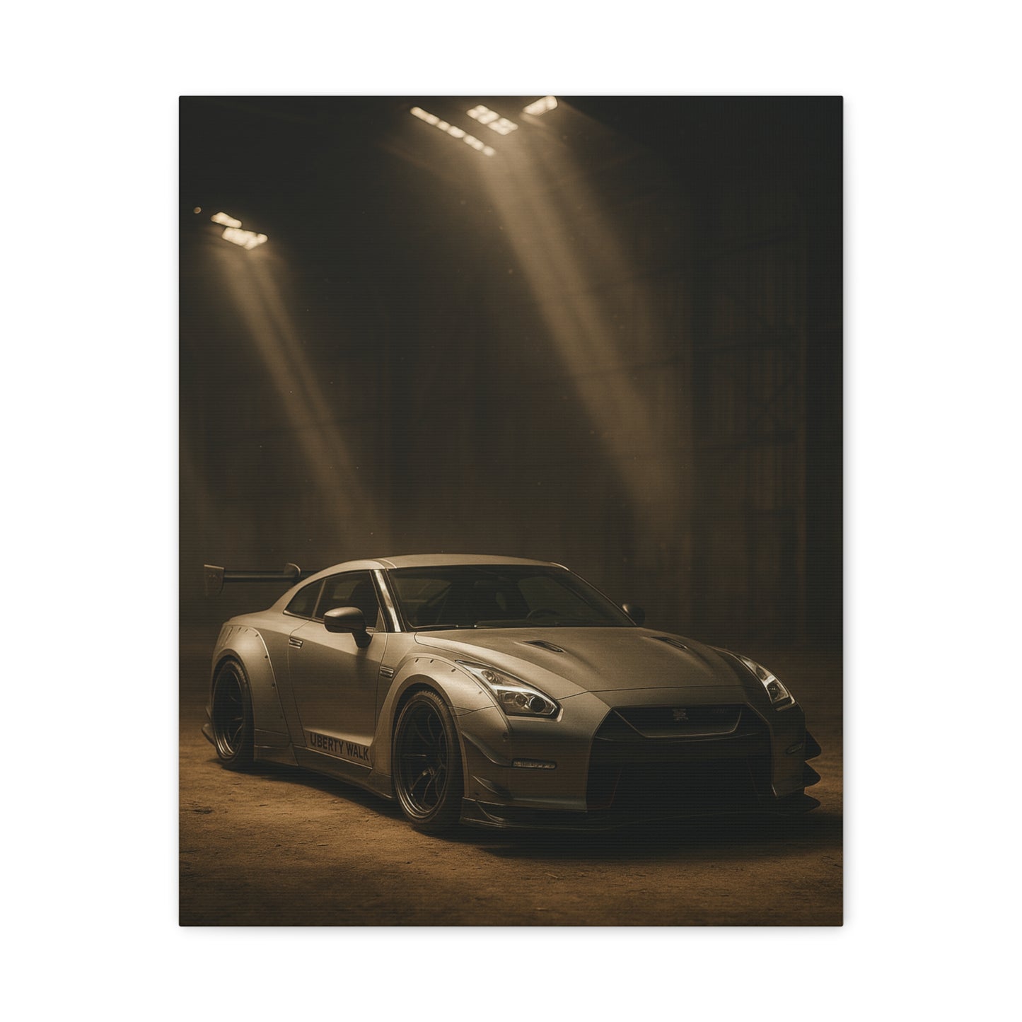 Canvas Print - Nissan GT-R R35 NISMO in a Dusty Barn