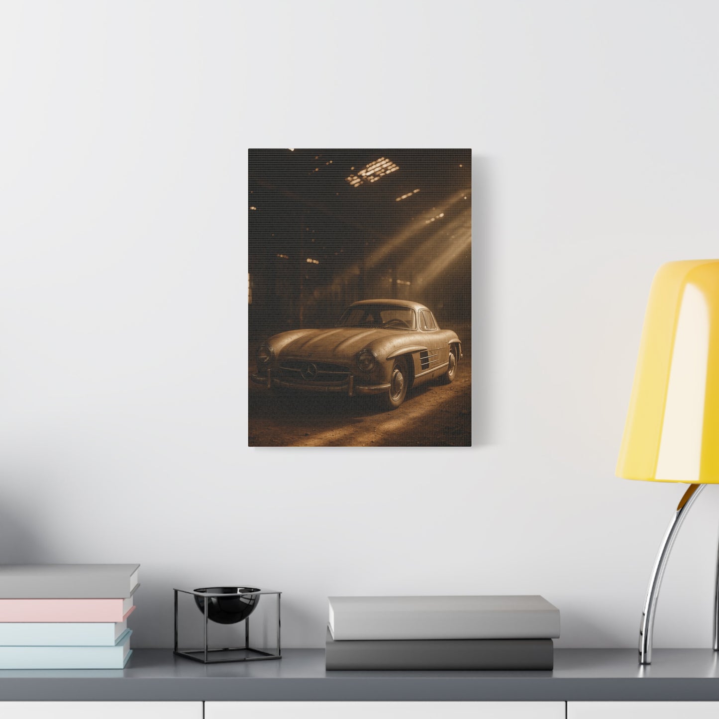 Canvas Print Vintage Mercedes Gullwing