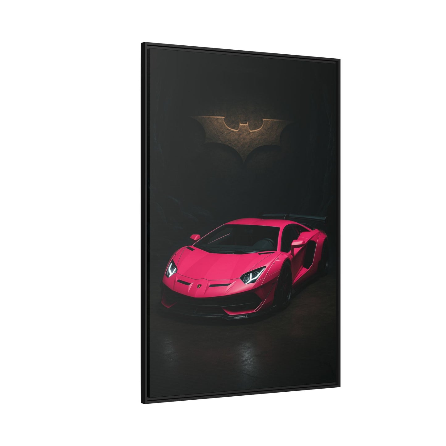 Pink Liberty Walk Wide Body Lamborghini Aventador Matte Canvas Framed