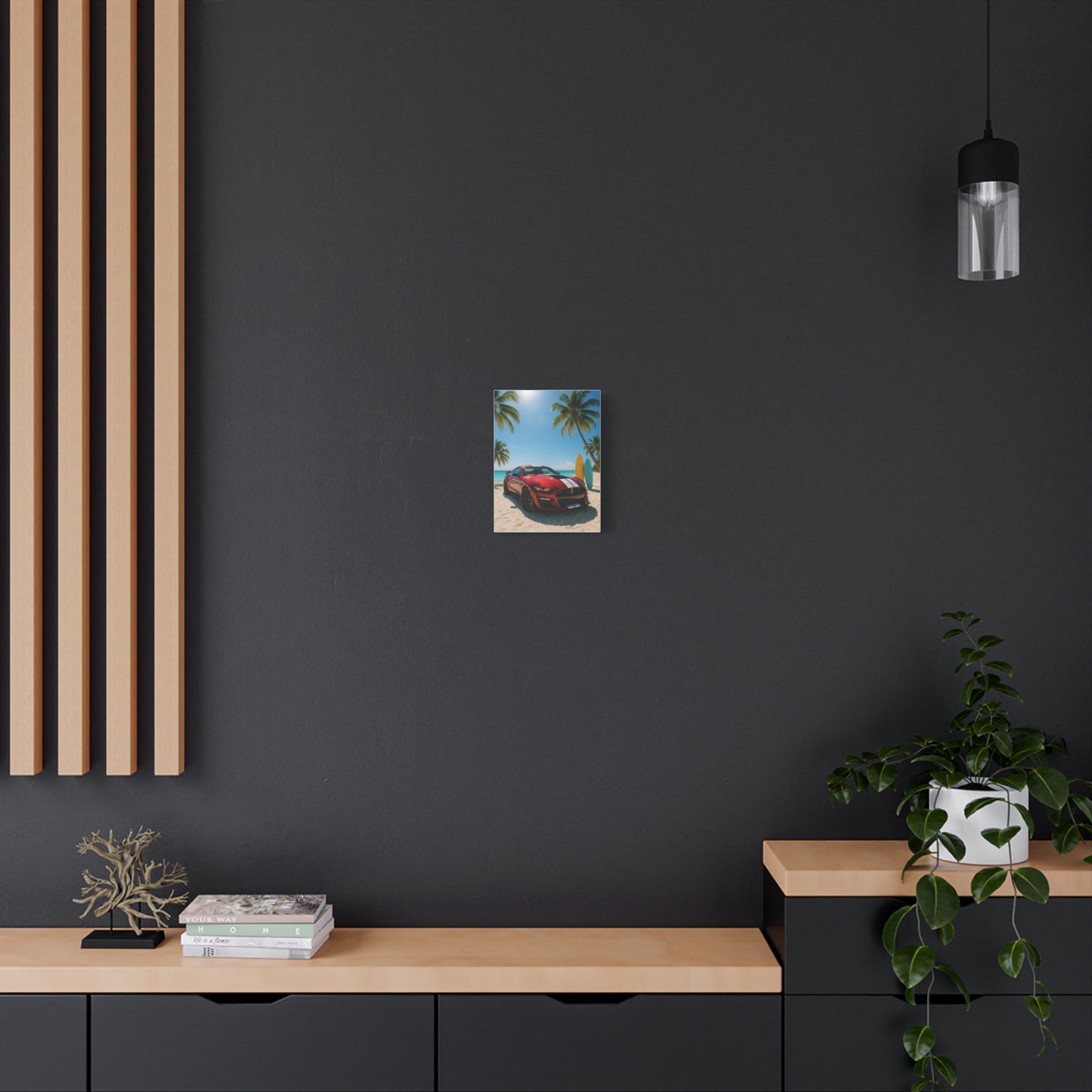 Canvas Print - Ford Shelby GT500 Beach Scene
