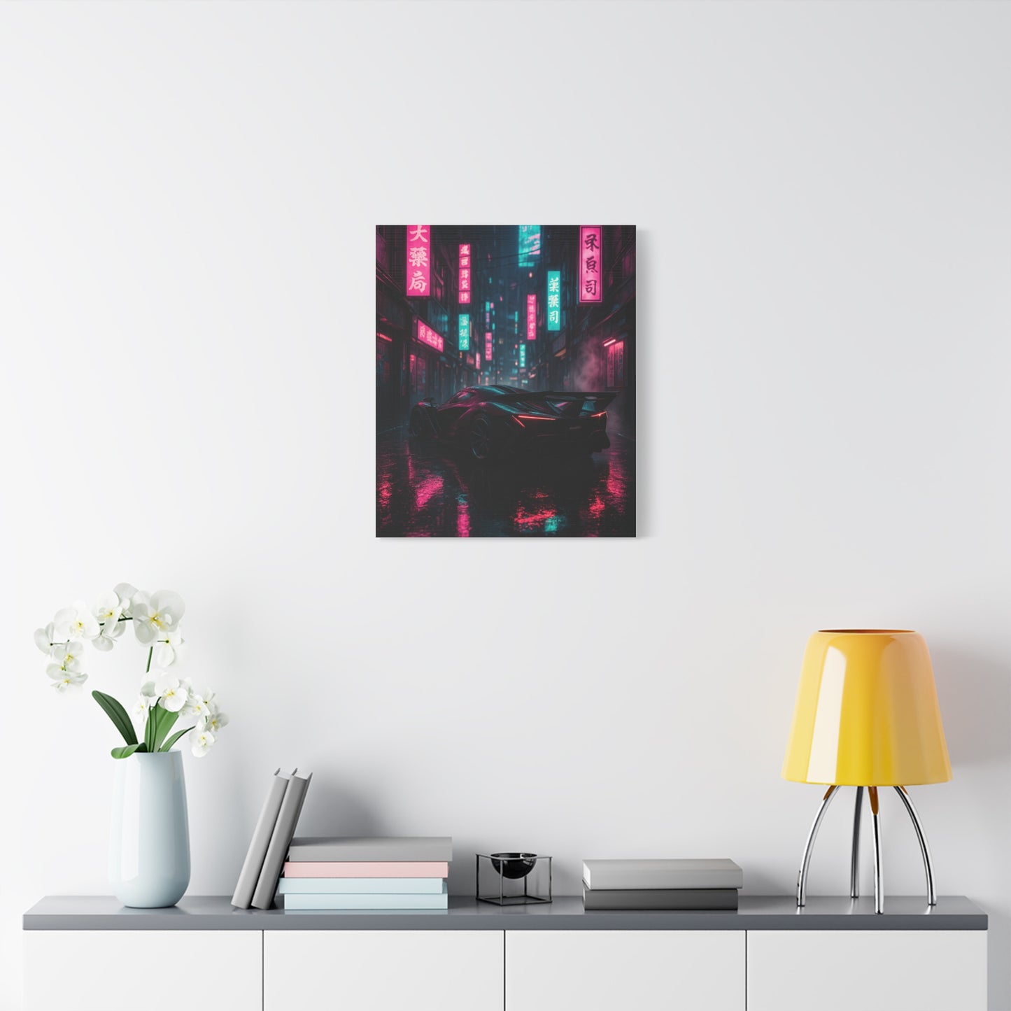 Canvas Wall Art - Apollo IE Tokyo Night Street Scene