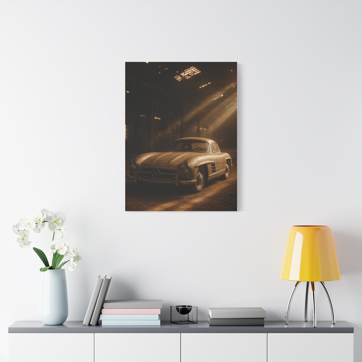 Canvas Print Vintage Mercedes Gullwing