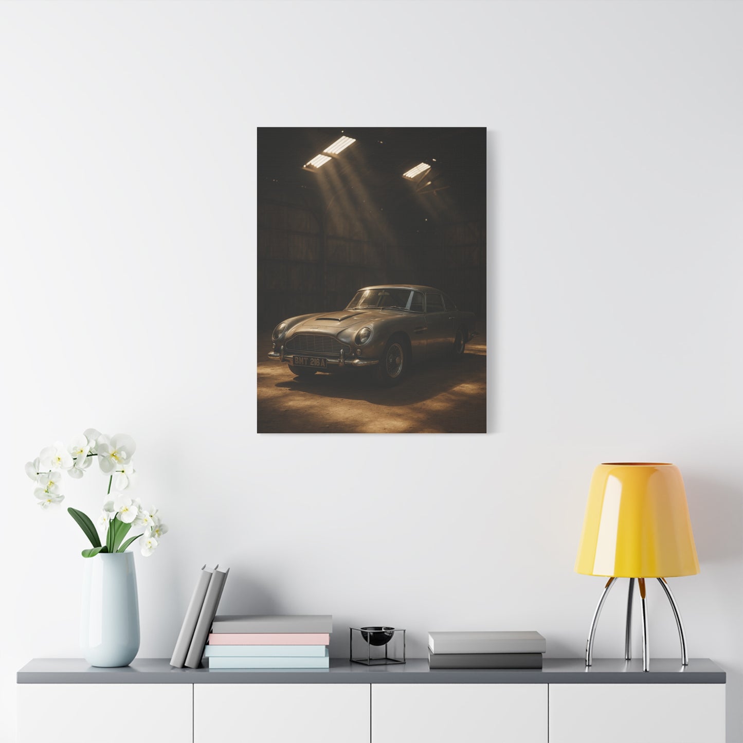 Canvas Print Vintage Aston Martin