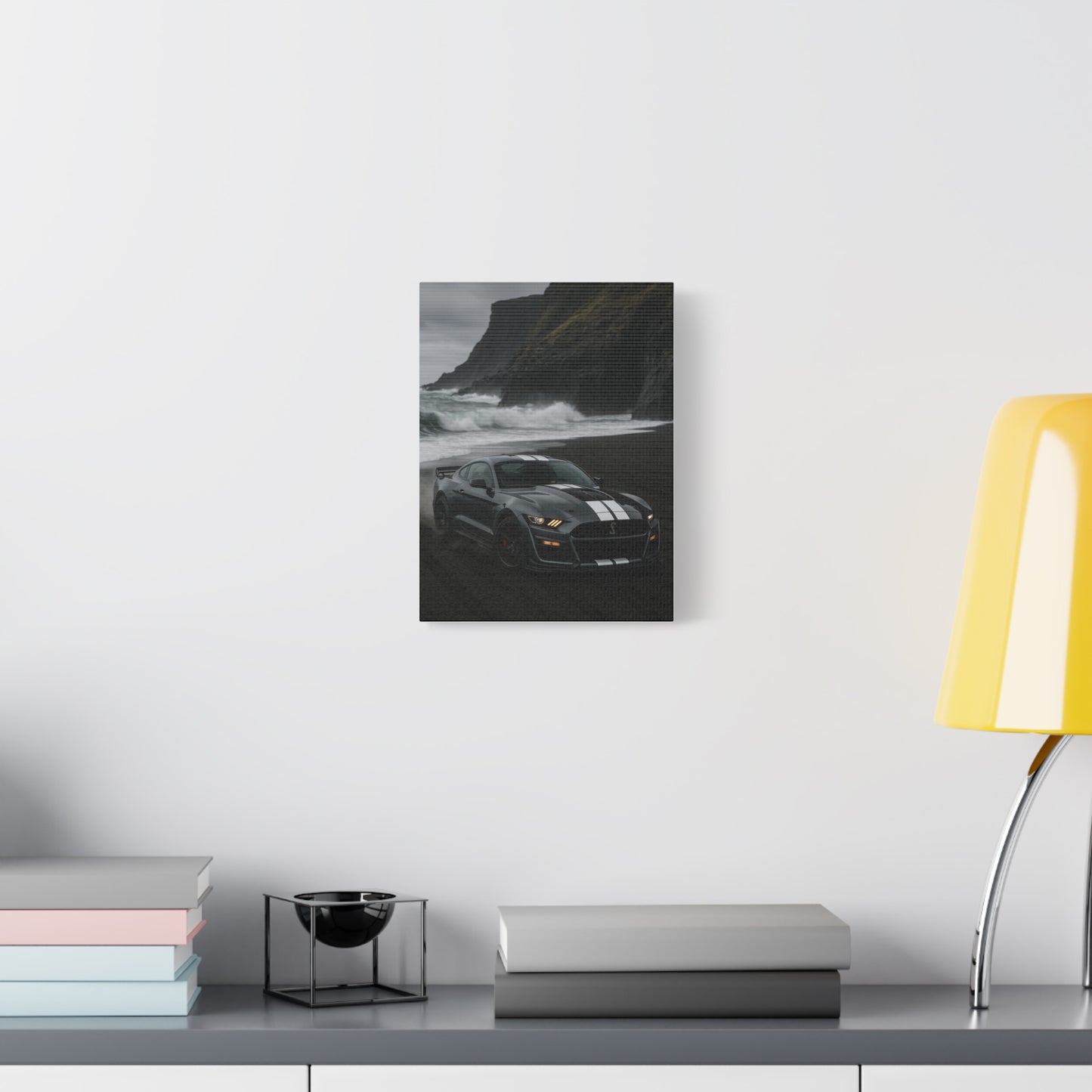 Canvas Print - Ford Shelby GT500 Volcanic Beach Scene