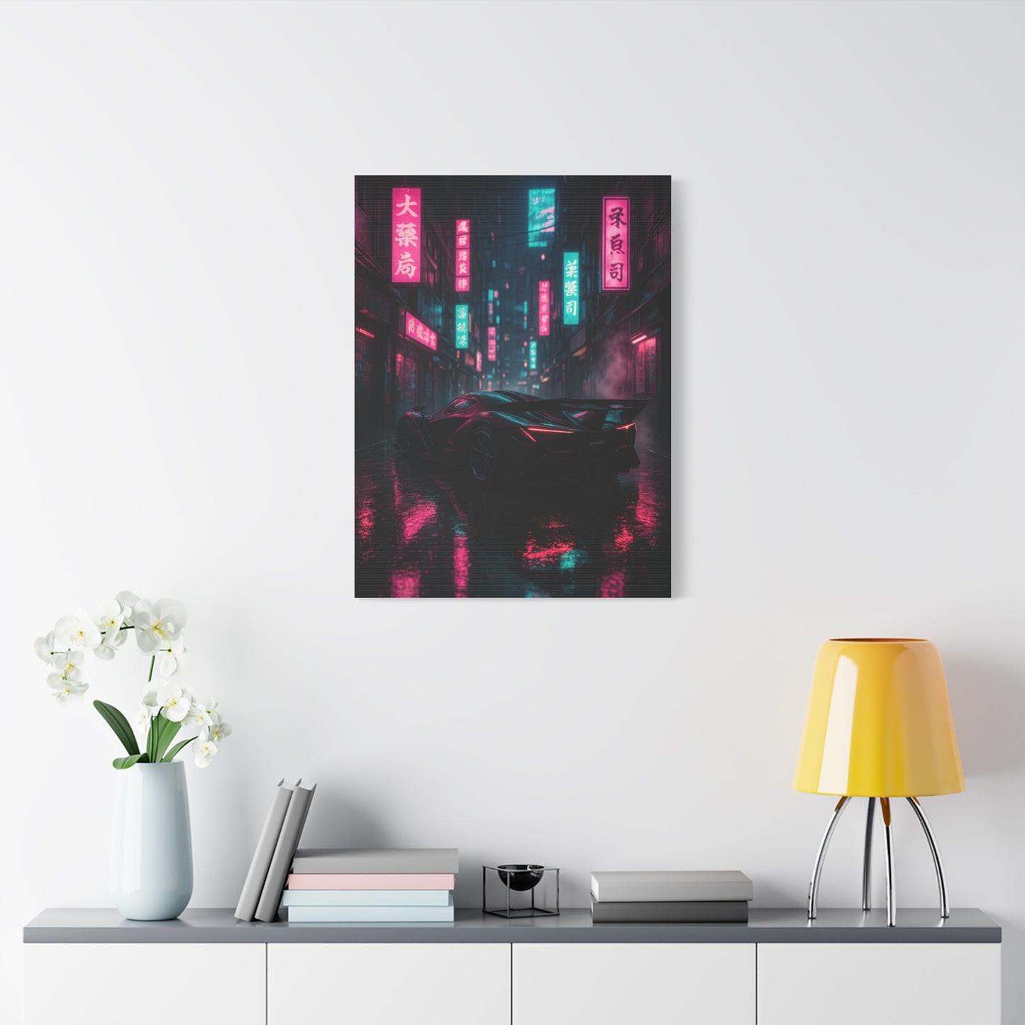 Canvas Wall Art - Apollo IE Tokyo Night Street Scene