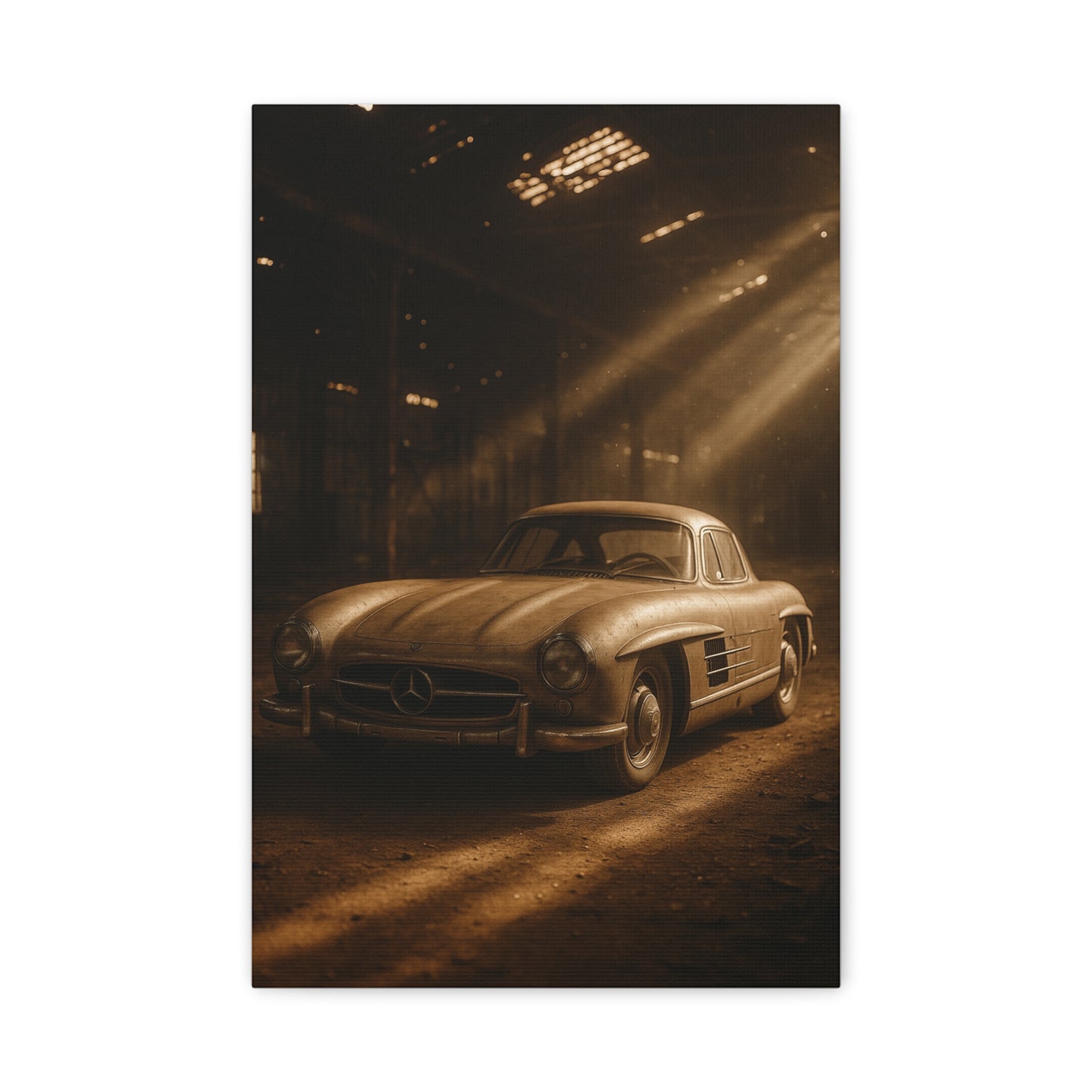 Canvas Print Vintage Mercedes Gullwing