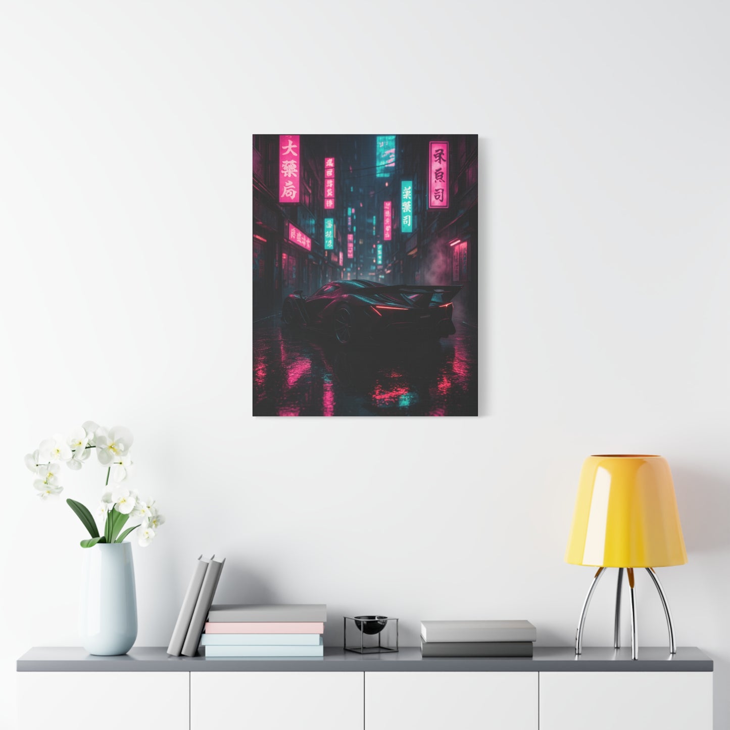 Canvas Wall Art - Apollo IE Tokyo Night Street Scene
