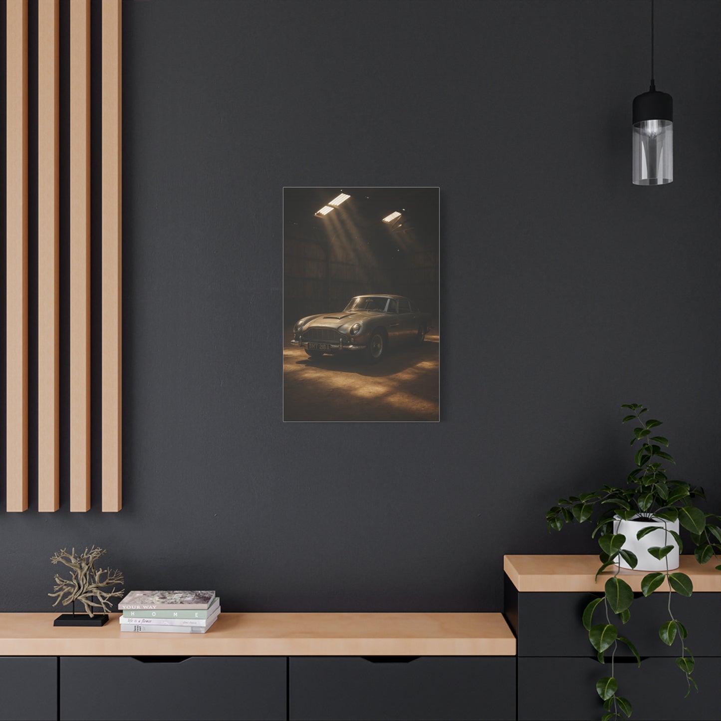 Canvas Print Vintage Aston Martin