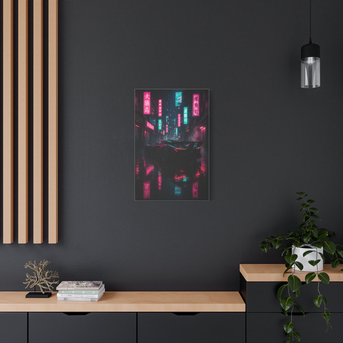 Canvas Wall Art - Apollo IE Tokyo Night Street Scene