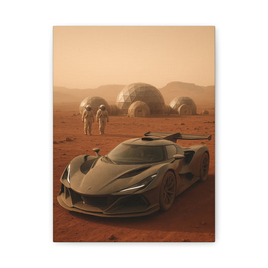 Canvas Wall Art - Apollo IE Mars Compound Scene