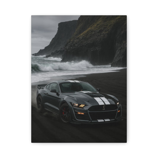 Canvas Print - Ford Shelby GT500 Volcanic Beach Scene