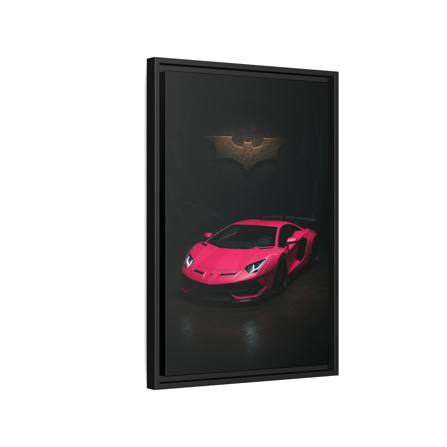 Pink Liberty Walk Wide Body Lamborghini Aventador Matte Canvas Framed