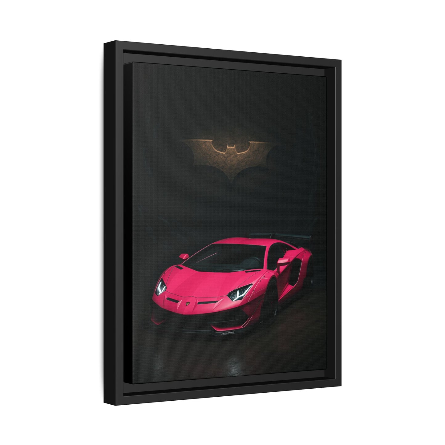 Pink Liberty Walk Wide Body Lamborghini Aventador Matte Canvas Framed