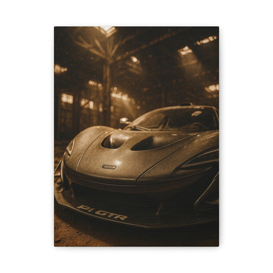 Canvas Print - McLaren 720s Stored Away in a Barn