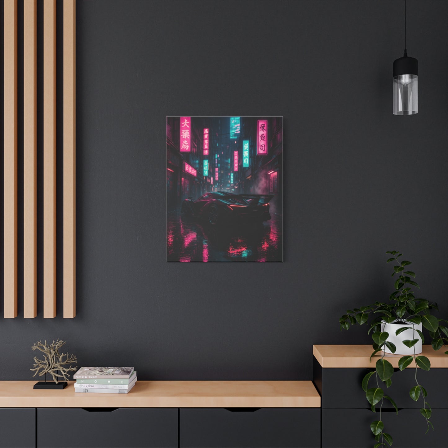 Canvas Wall Art - Apollo IE Tokyo Night Street Scene
