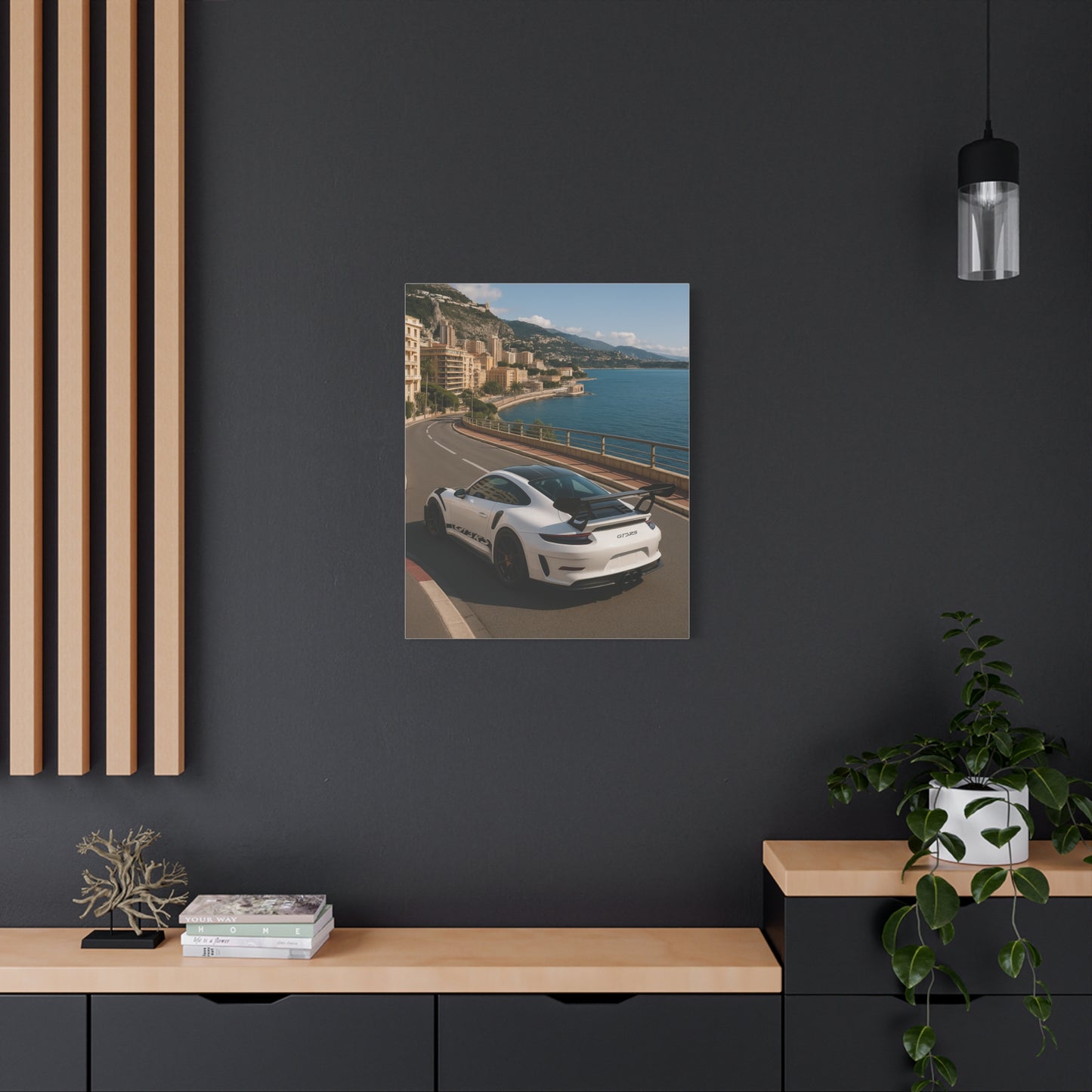 Canvas Print - Porsche GT3RS Monaco Waterfront
