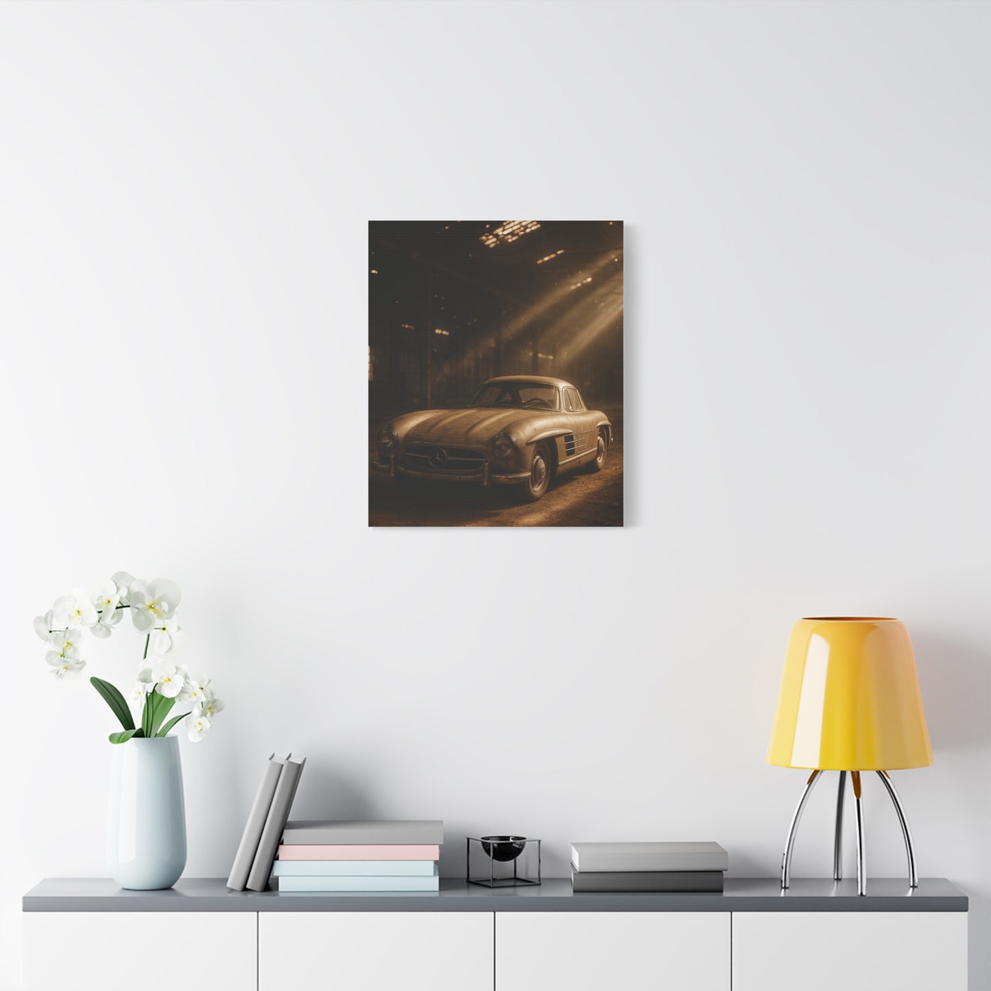 Canvas Print Vintage Mercedes Gullwing