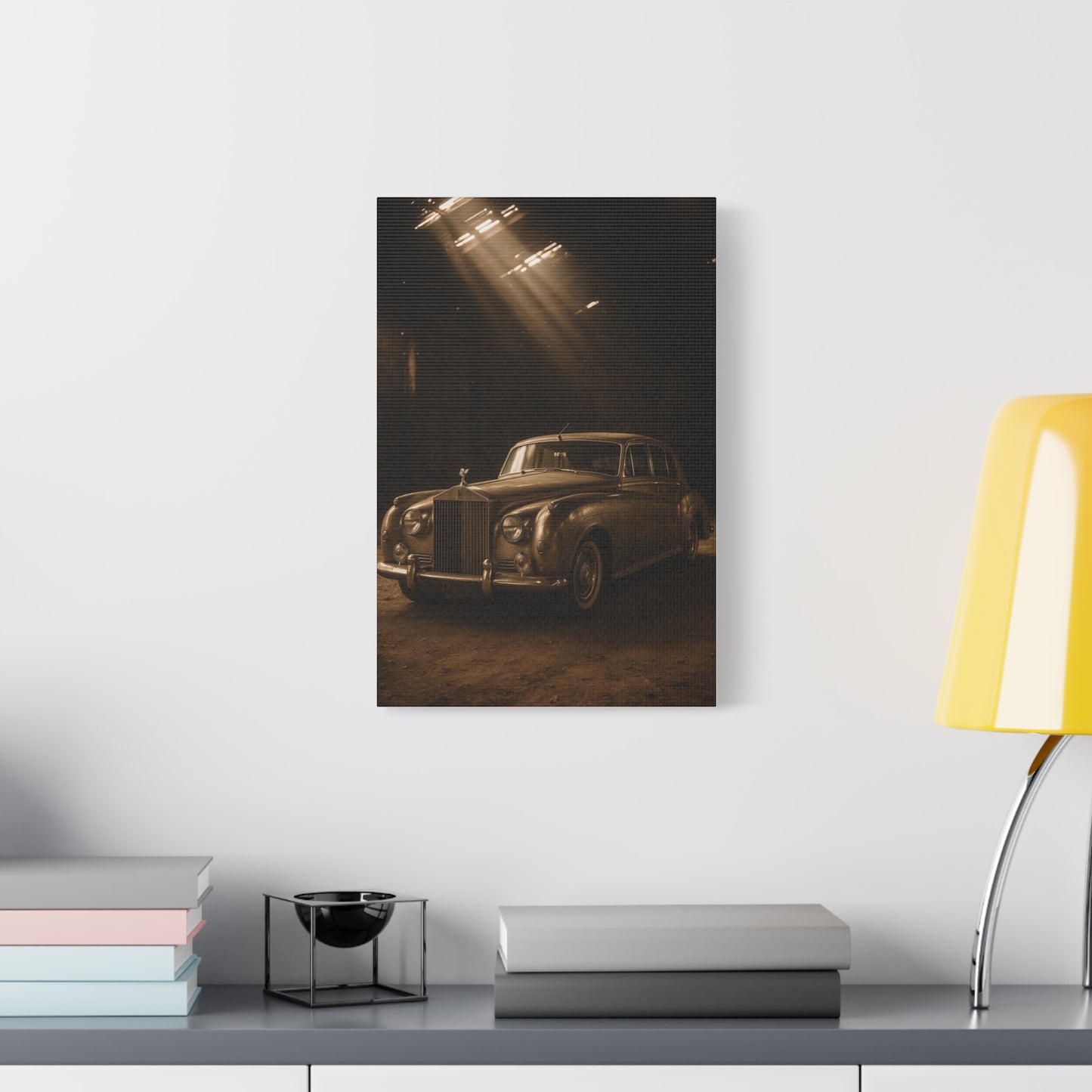 Canvas Wall Art Vintage Rolls Royce