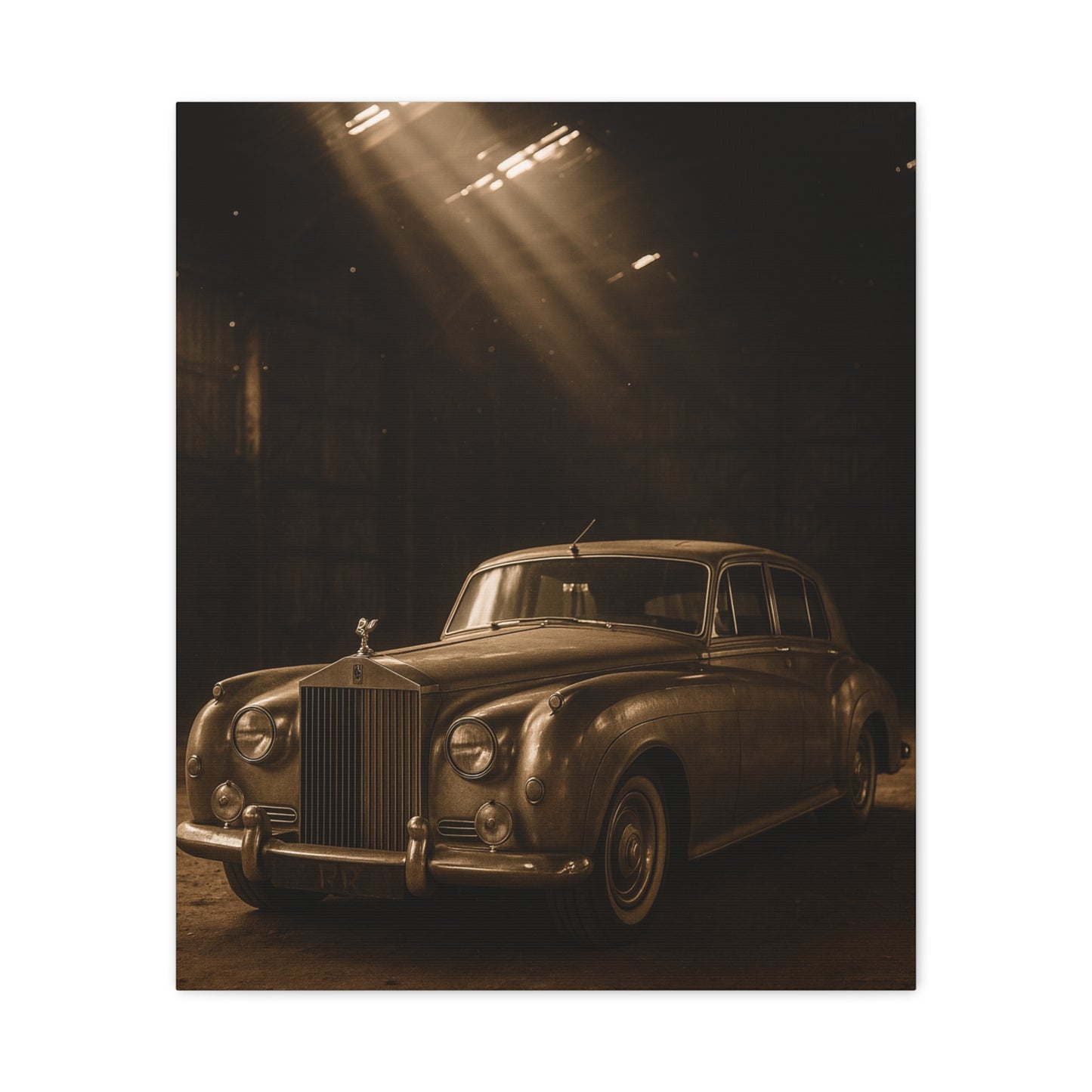 Canvas Wall Art Vintage Rolls Royce