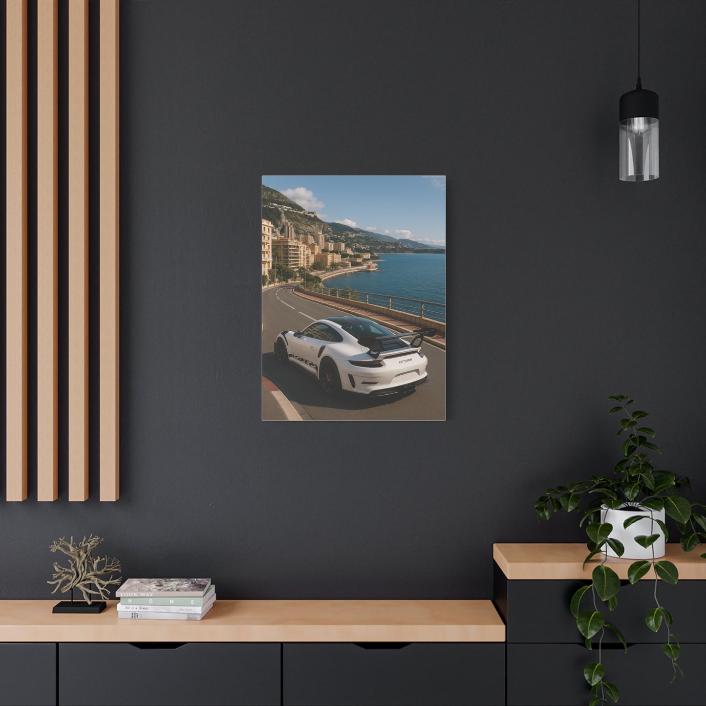 Canvas Print - Porsche GT3RS Monaco Waterfront
