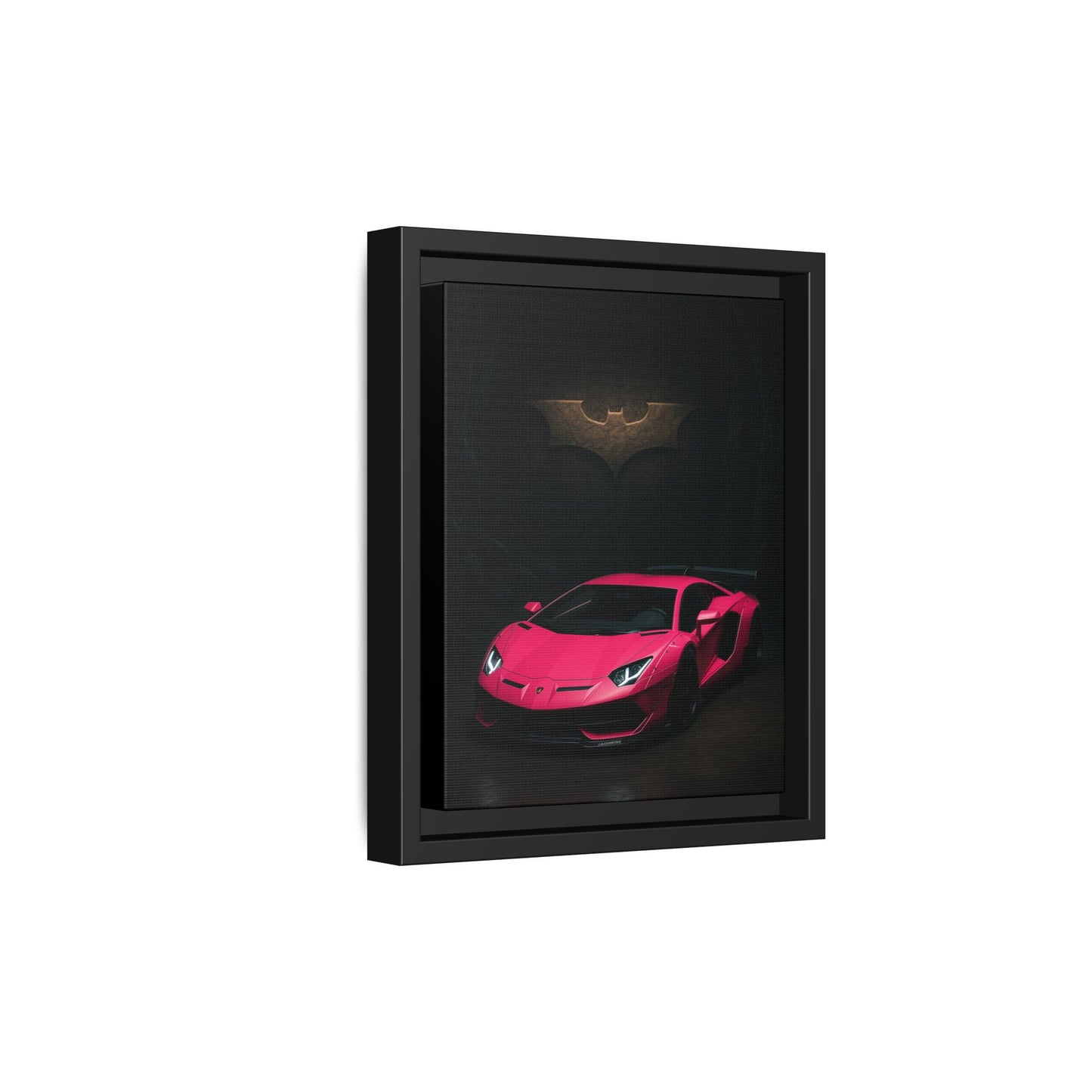 Pink Liberty Walk Wide Body Lamborghini Aventador Matte Canvas Framed