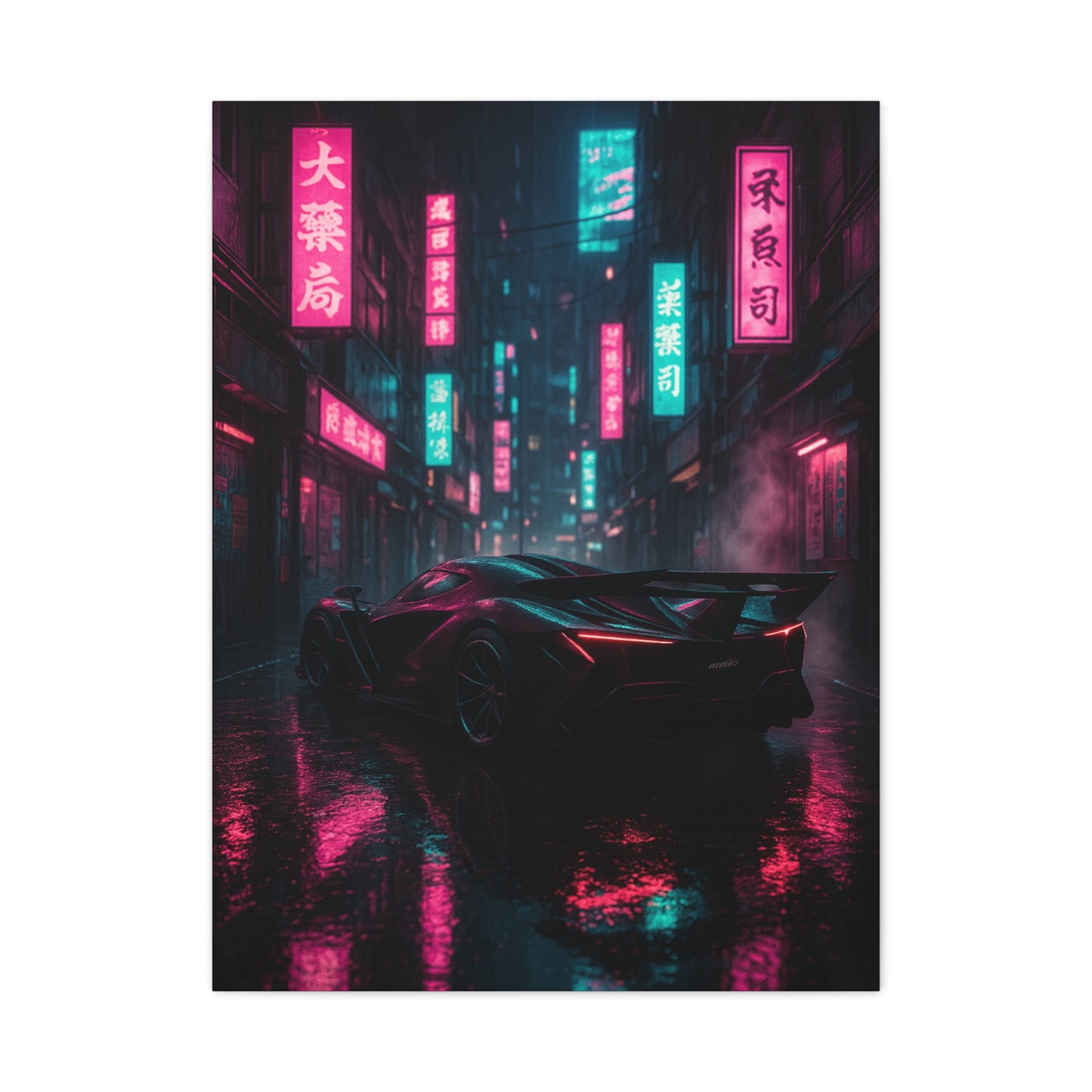 Canvas Wall Art - Apollo IE Tokyo Night Street Scene