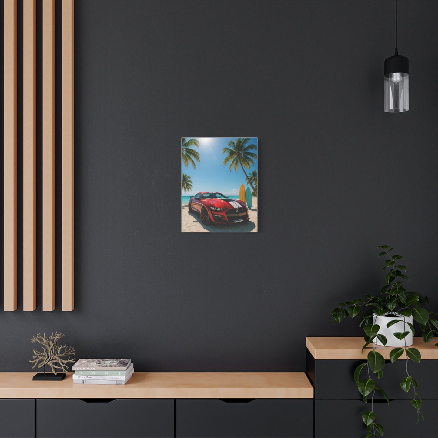 Canvas Print - Ford Shelby GT500 Beach Scene