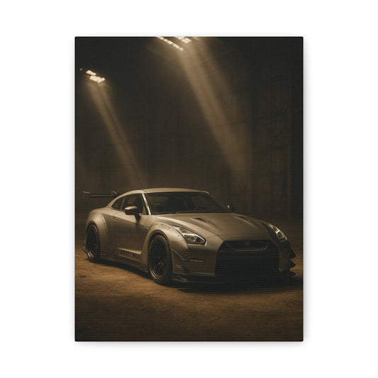 Canvas Print - Nissan GT-R R35 NISMO in a Dusty Barn