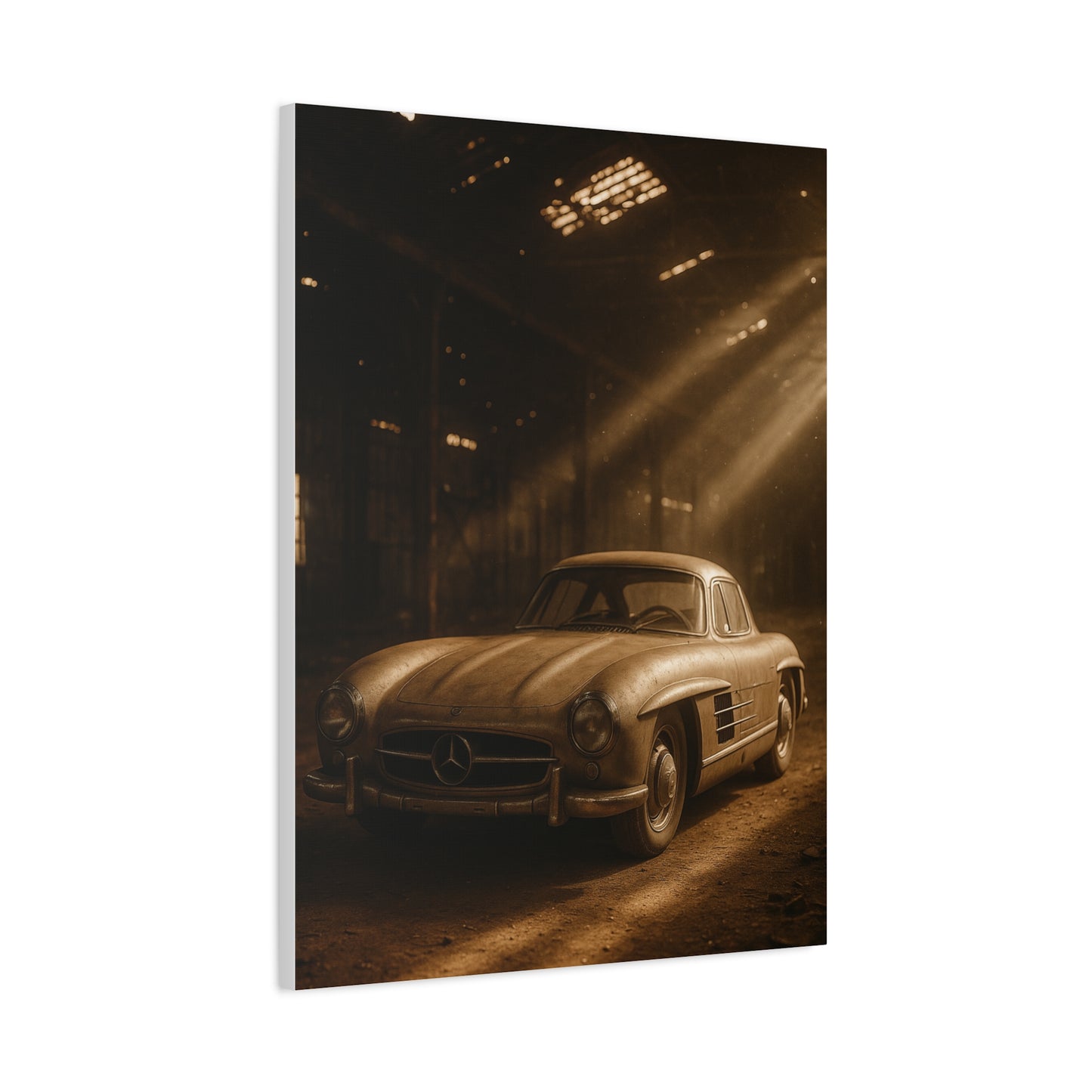 Canvas Print Vintage Mercedes Gullwing