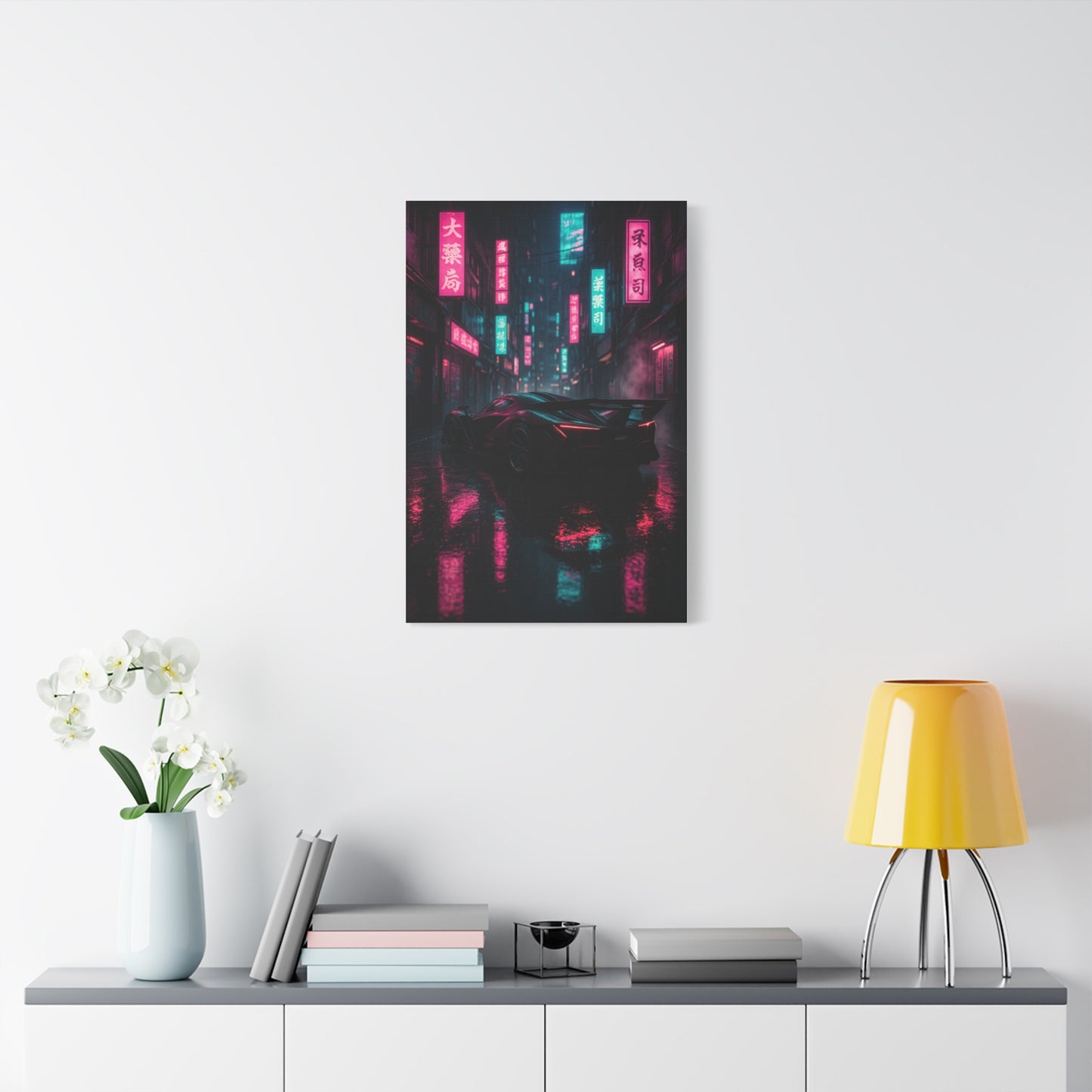 Canvas Wall Art - Apollo IE Tokyo Night Street Scene