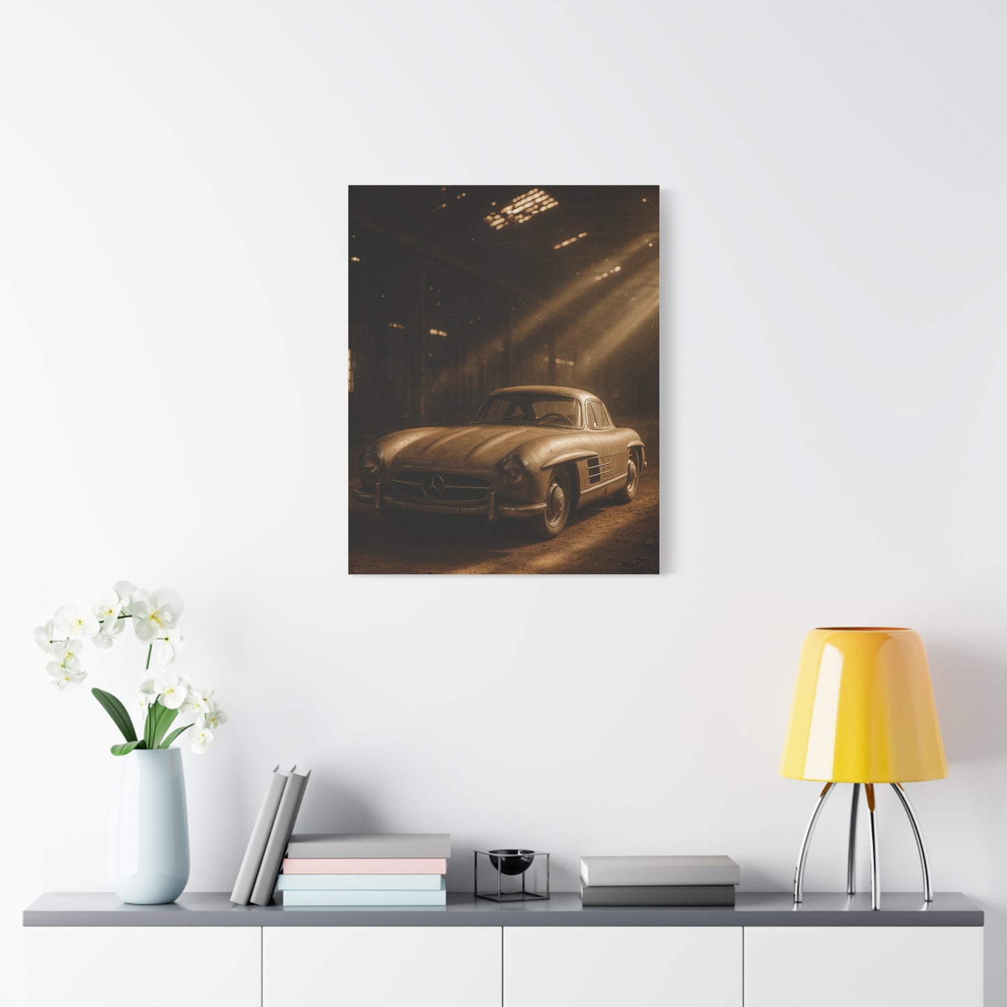 Canvas Print Vintage Mercedes Gullwing