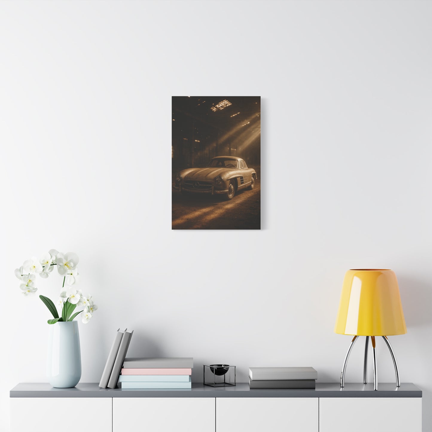 Canvas Print Vintage Mercedes Gullwing