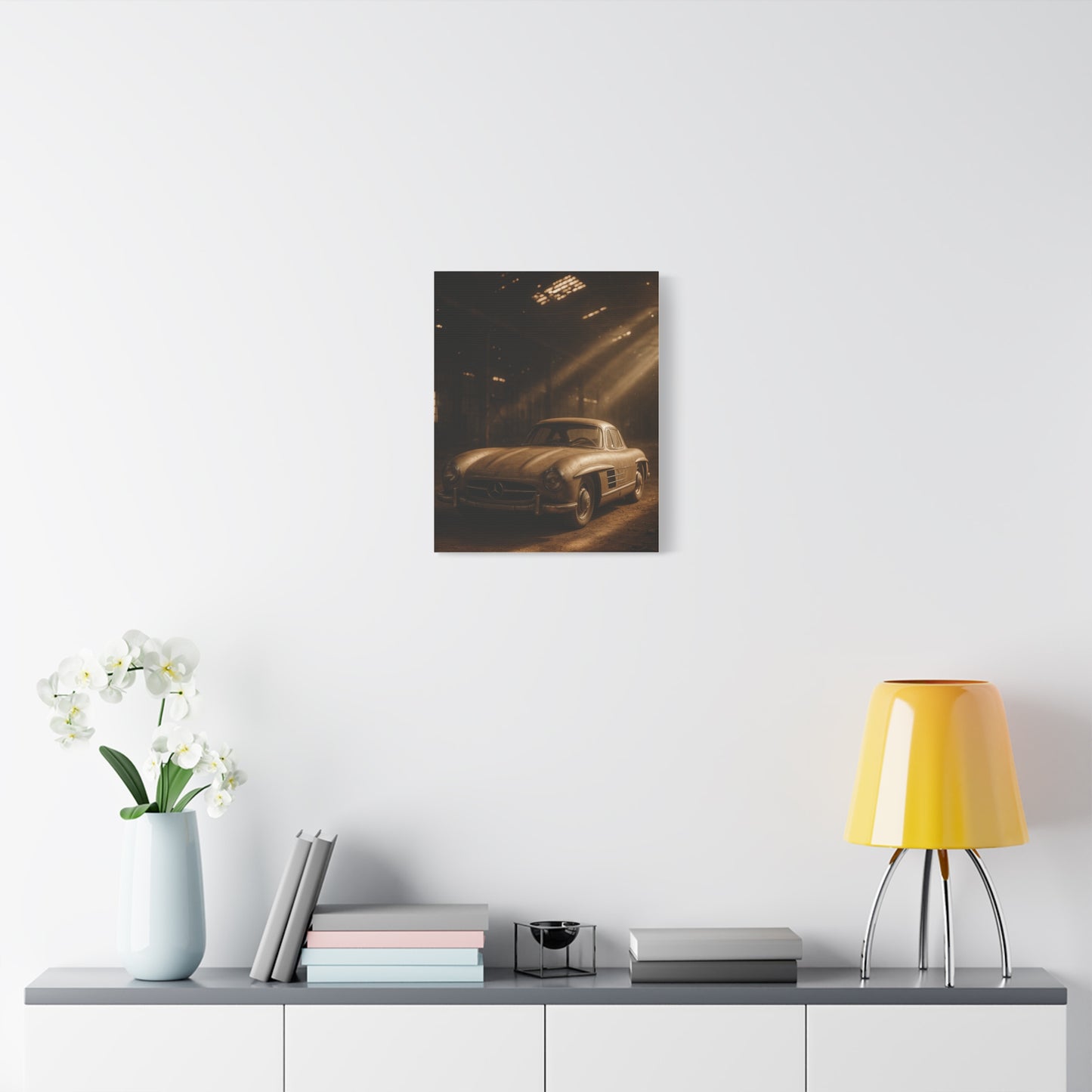Canvas Print Vintage Mercedes Gullwing