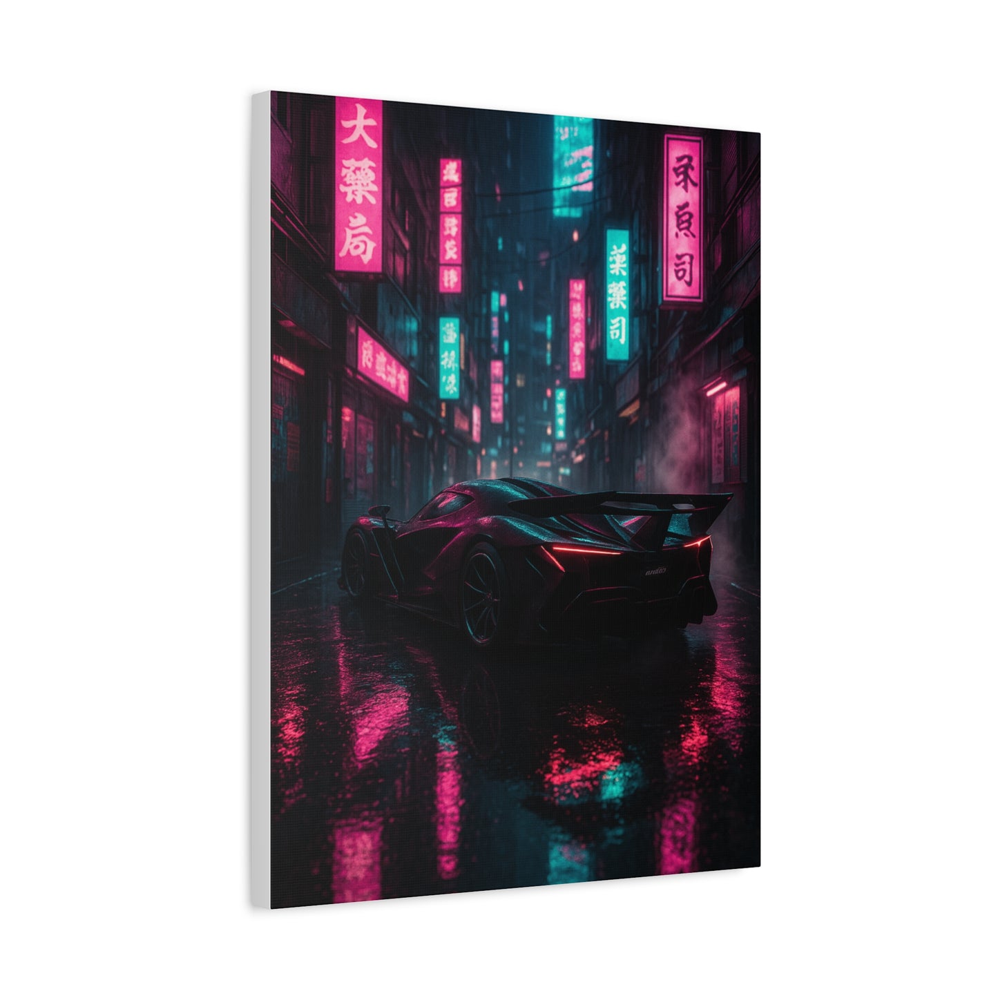 Canvas Wall Art - Apollo IE Tokyo Night Street Scene