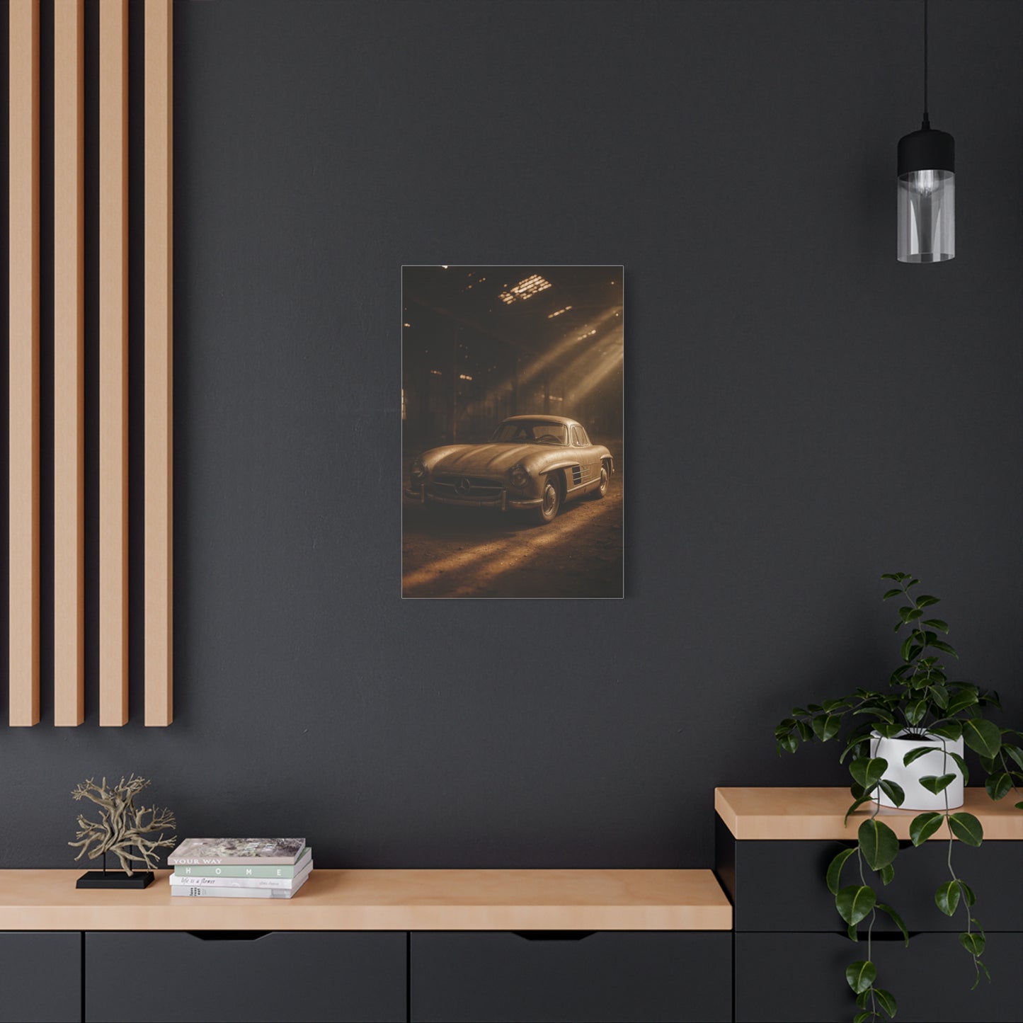 Canvas Print Vintage Mercedes Gullwing
