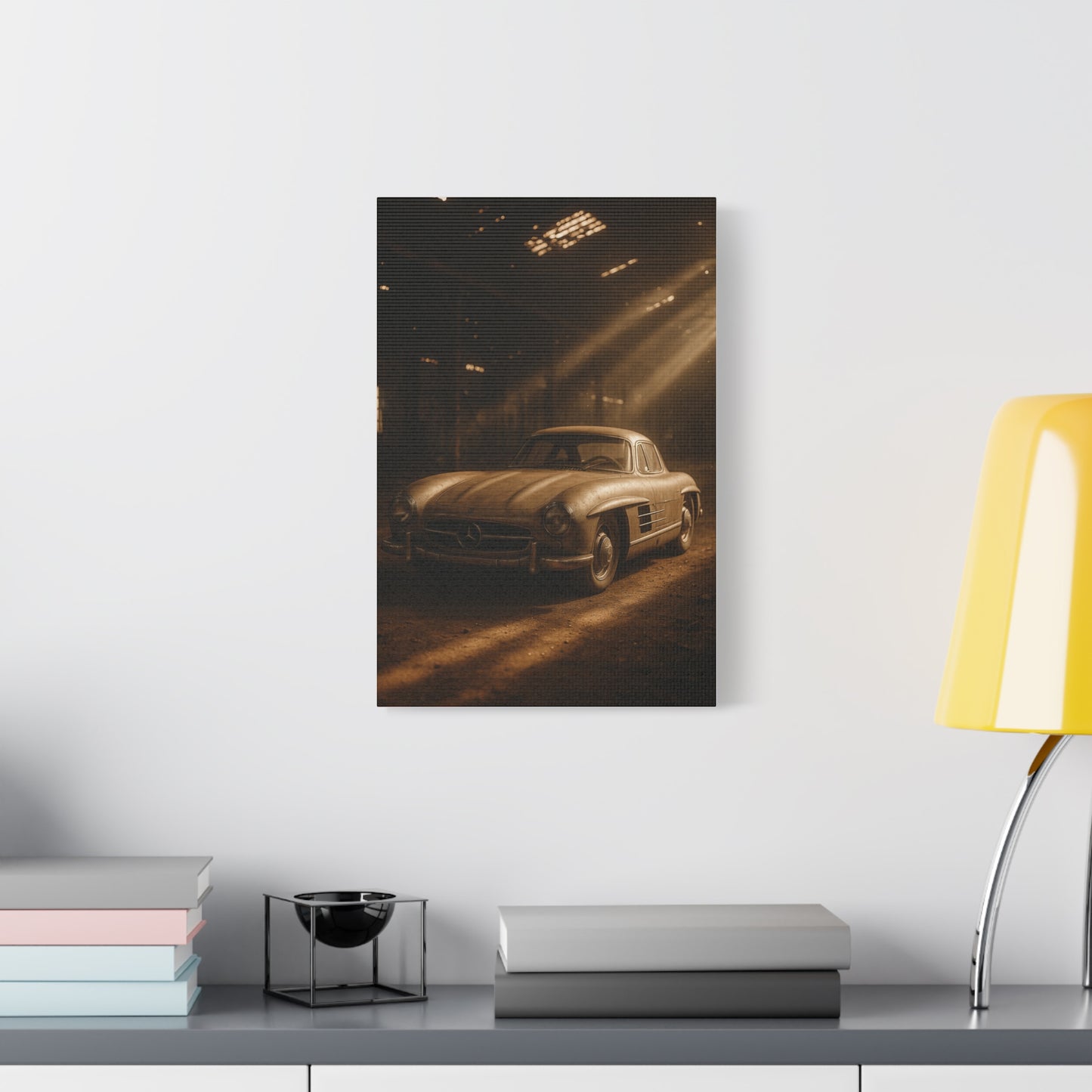 Canvas Print Vintage Mercedes Gullwing