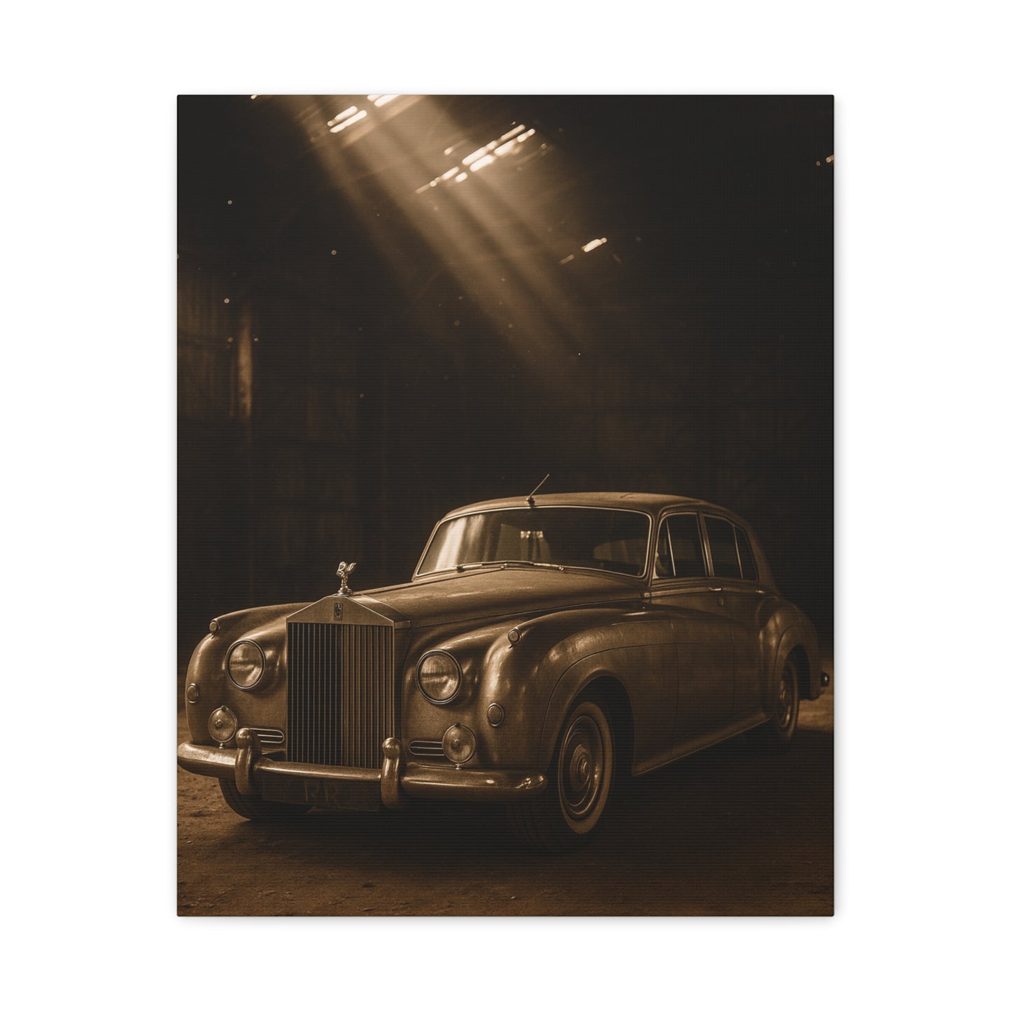 Canvas Wall Art Vintage Rolls Royce