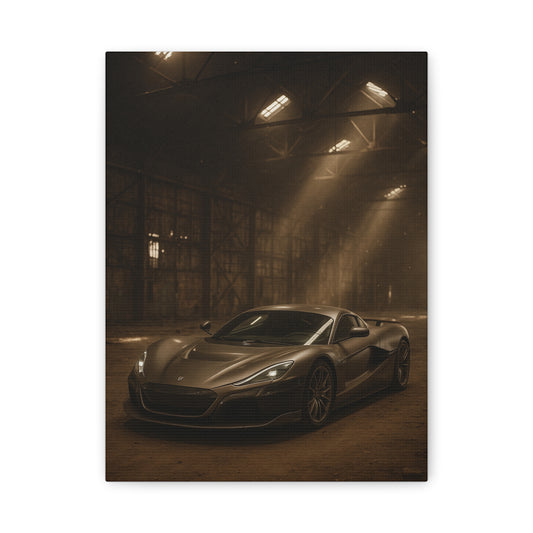 Canvas Art - Rimac Nevera in a Dusty Barn