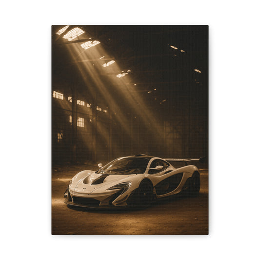 Canvas Print - McLaren 720s Stored Away in a Barn