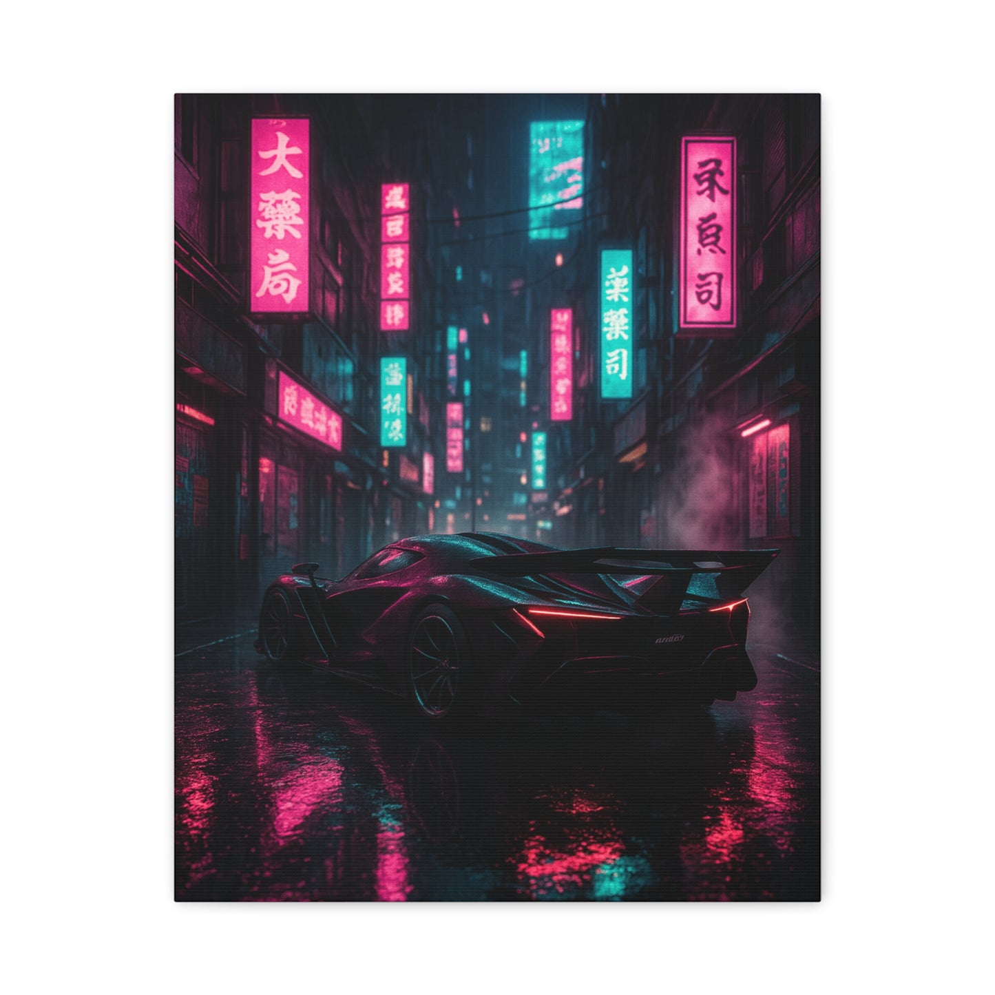 Canvas Wall Art - Apollo IE Tokyo Night Street Scene