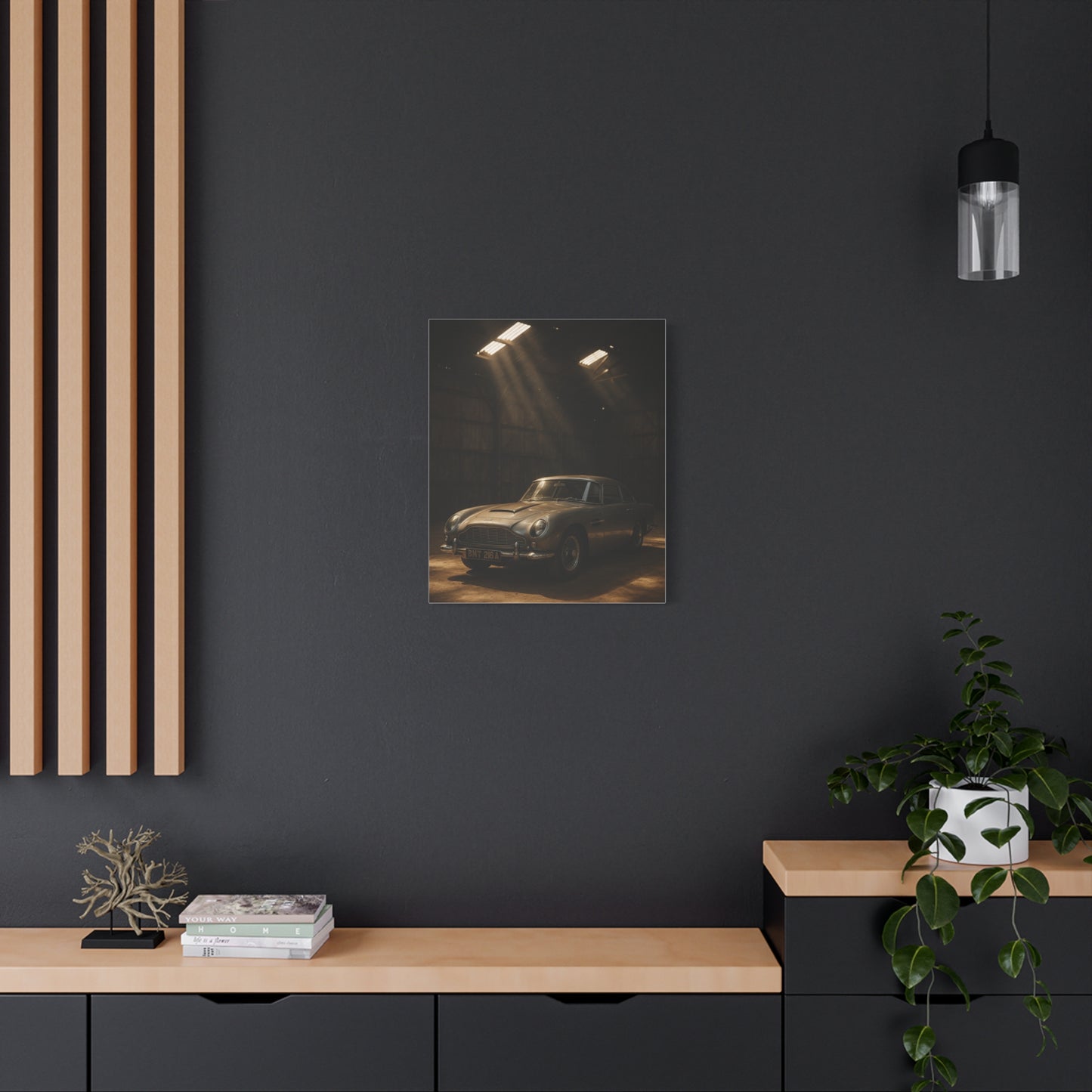 Canvas Print Vintage Aston Martin
